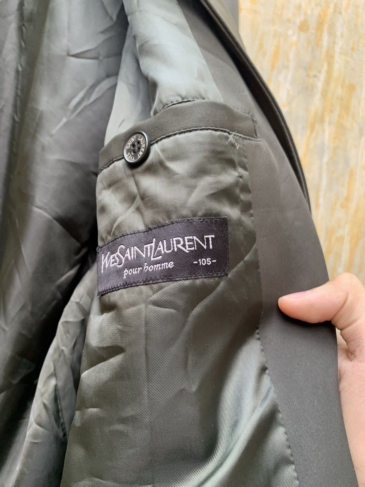 Vintage × Yves Saint Laurent Vintage Yves Saint Laurent x YSL Jacket Size US XL / EU 56 / 4 - 4 Thumbnail