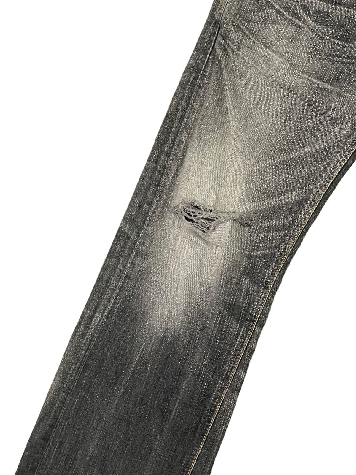 Edwin Slim Jeans Edwin Japan Distres Denim Low Rise 3🟦0 Size US 33 - 6 Thumbnail