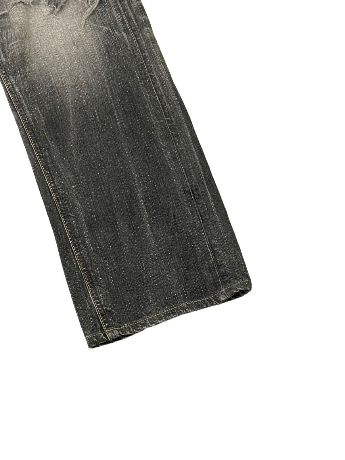 Edwin Slim Jeans Edwin Japan Distres Denim Low Rise 3🟦0 Size US 33 - 4 Thumbnail