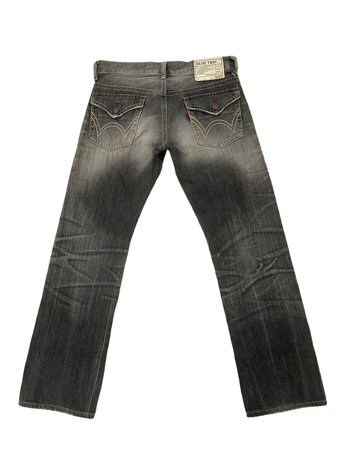 Edwin Slim Jeans Edwin Japan Distres Denim Low Rise 3🟦0 Size US 33 - 11 Thumbnail