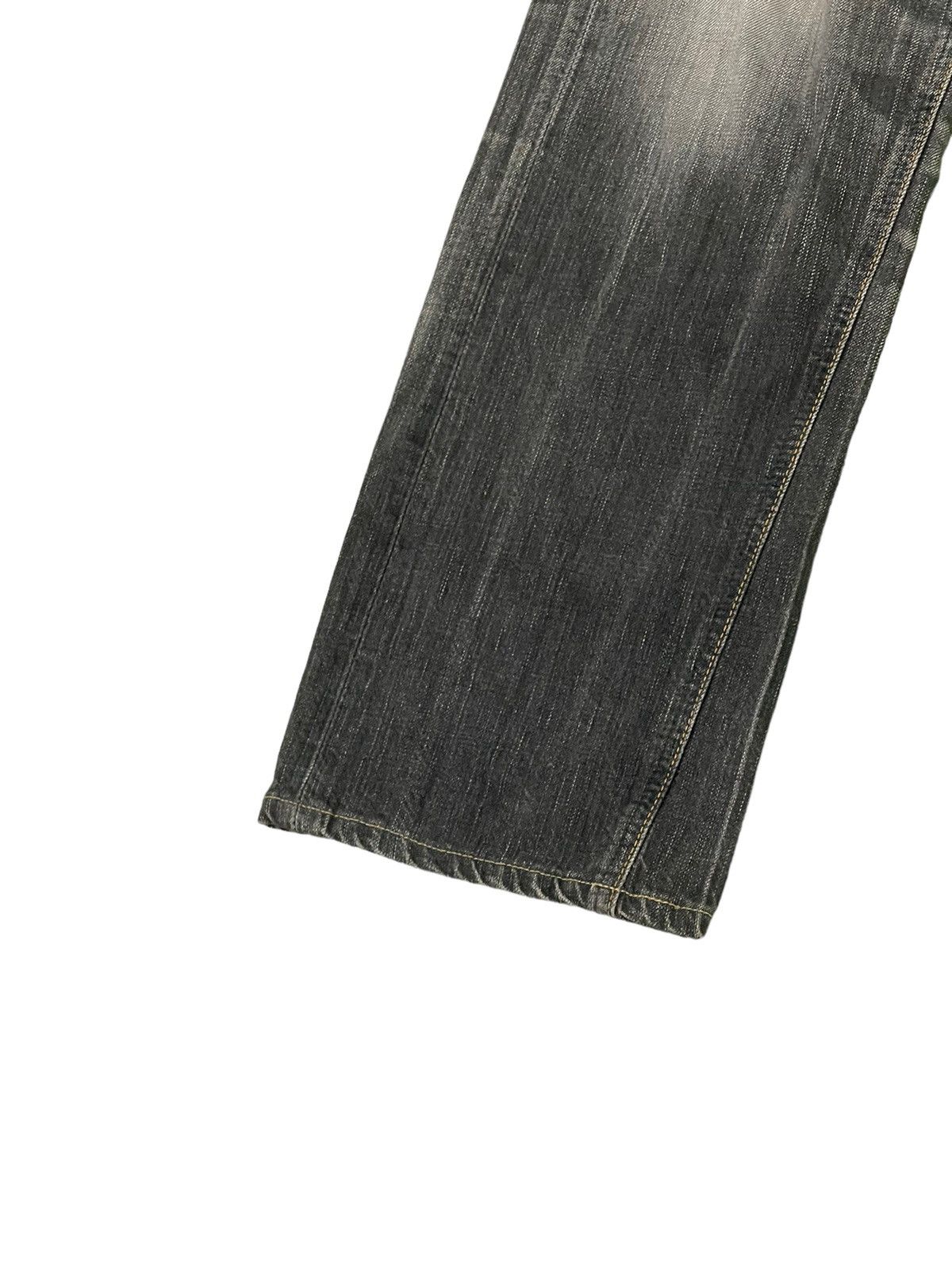 Edwin Slim Jeans Edwin Japan Distres Denim Low Rise 3🟦0 Size US 33 - 5 Thumbnail