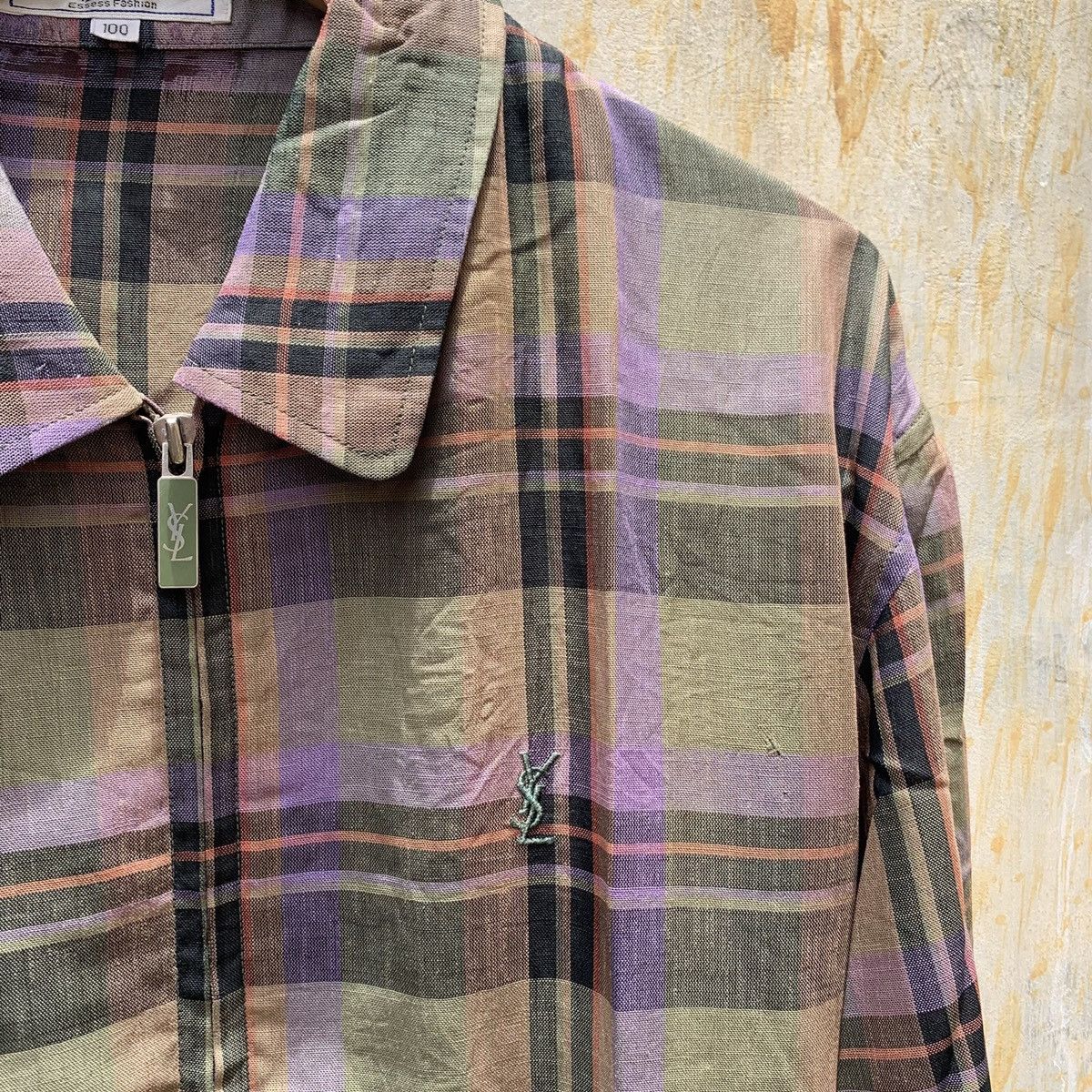 Vintage × Yves Saint Laurent Vintage Yves Saint Laurent x YSL Jacket Size US L / EU 52-54 / 3 - 3 Thumbnail