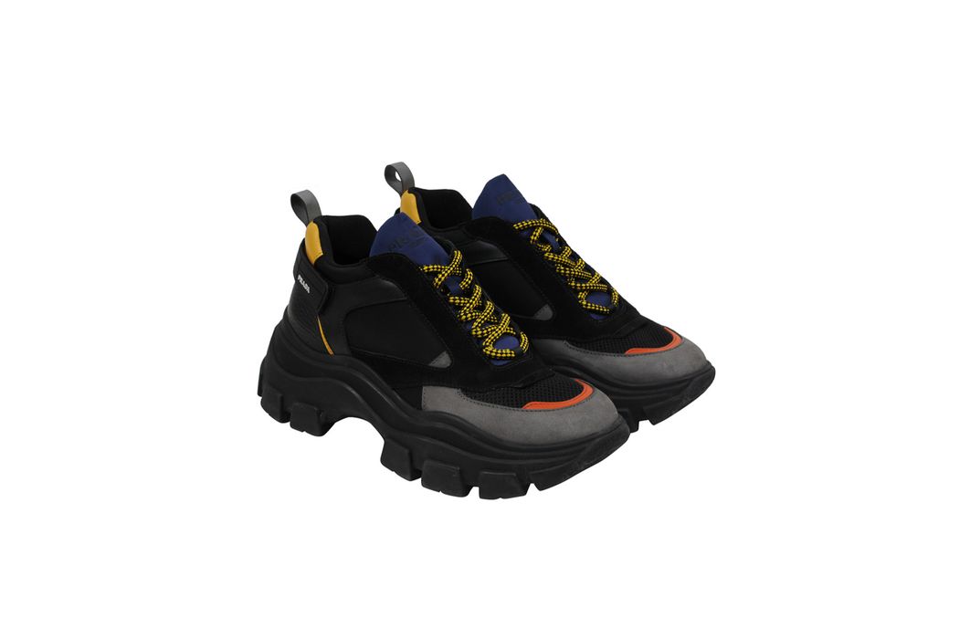 Prada block outlet sneakers