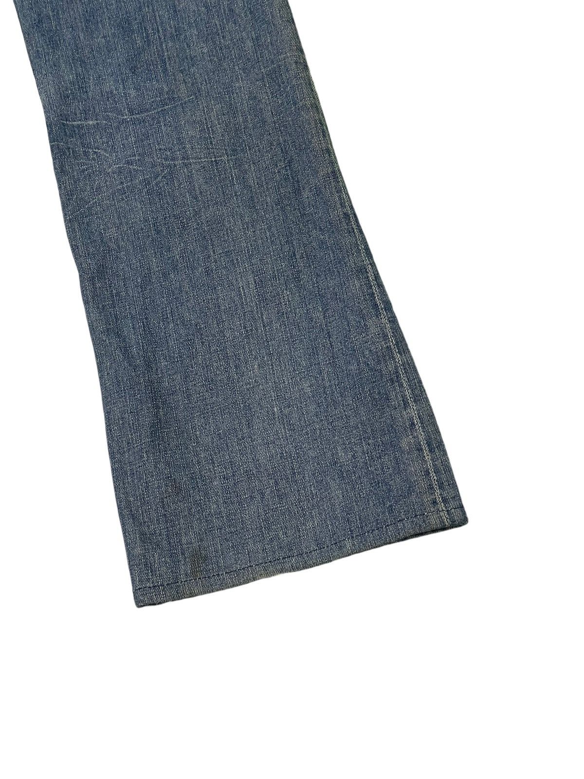 Japanese Brand Flare Jeans Robin’s Jean USA Distress Denim Low Rise 3🟦5 Size US 30 / EU 46 - 16 Thumbnail