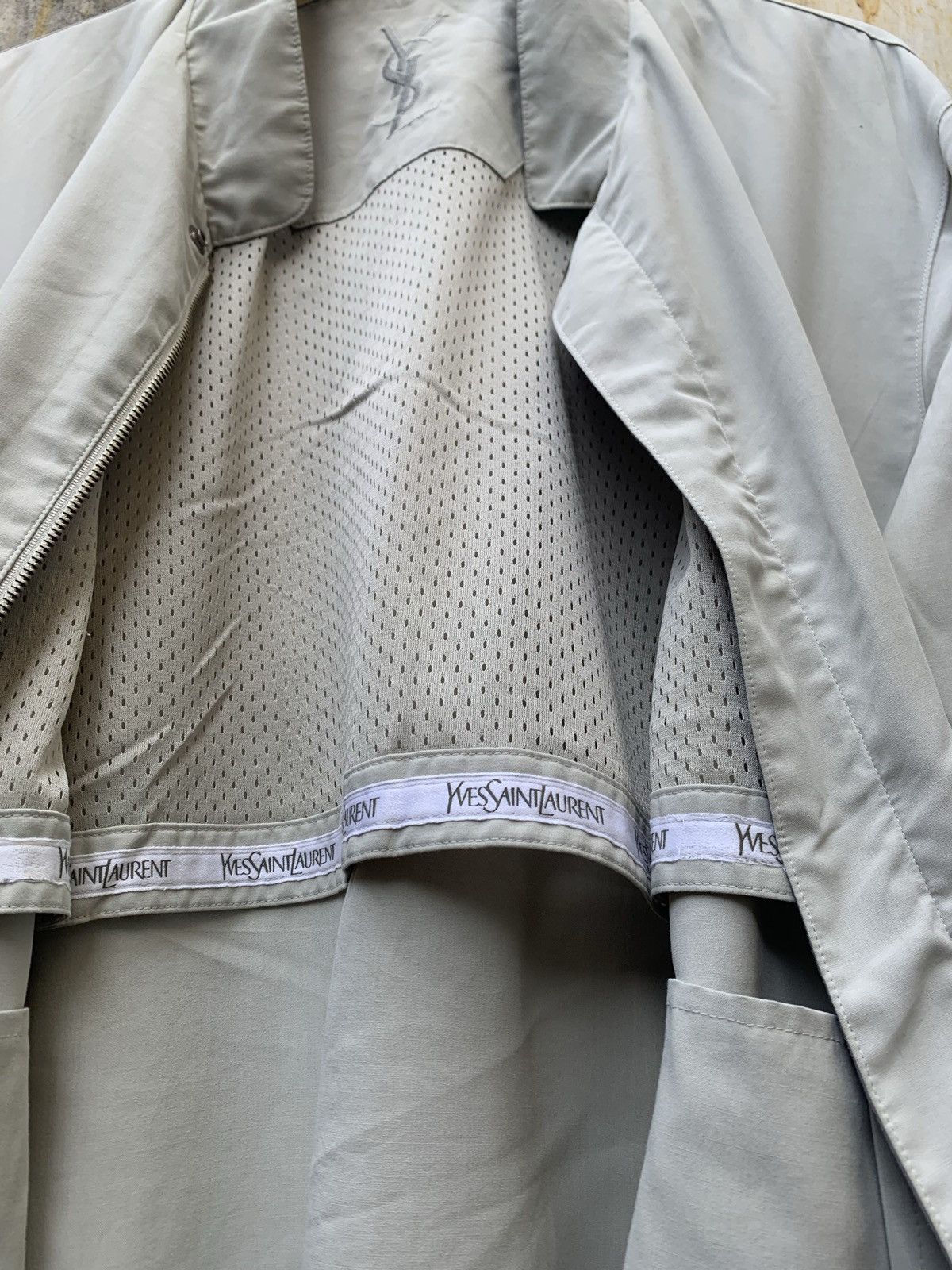 Vintage × Yves Saint Laurent Vintage Yves Saint Laurent x YSL Jacket Size US XL / EU 56 / 4 - 4 Thumbnail