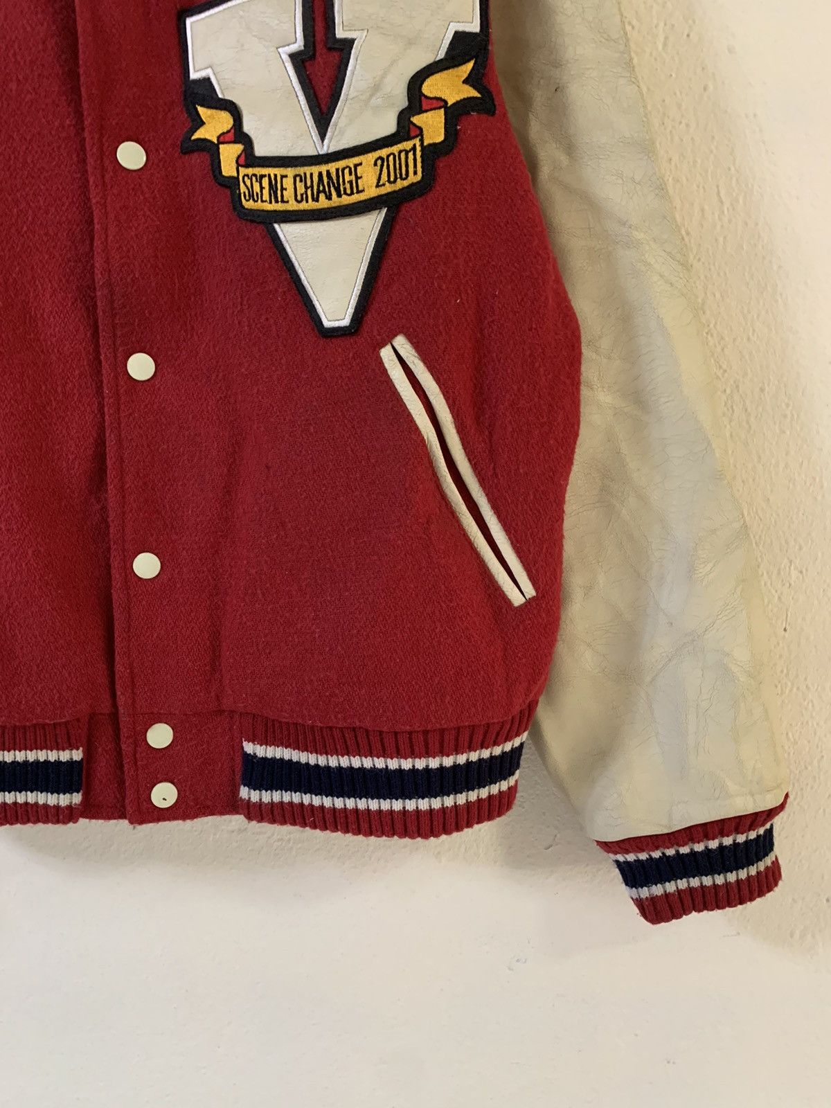 Van Van Brothers Leather Varsity Jacket Size US M / EU 48-50 / 2 - 2 Thumbnail