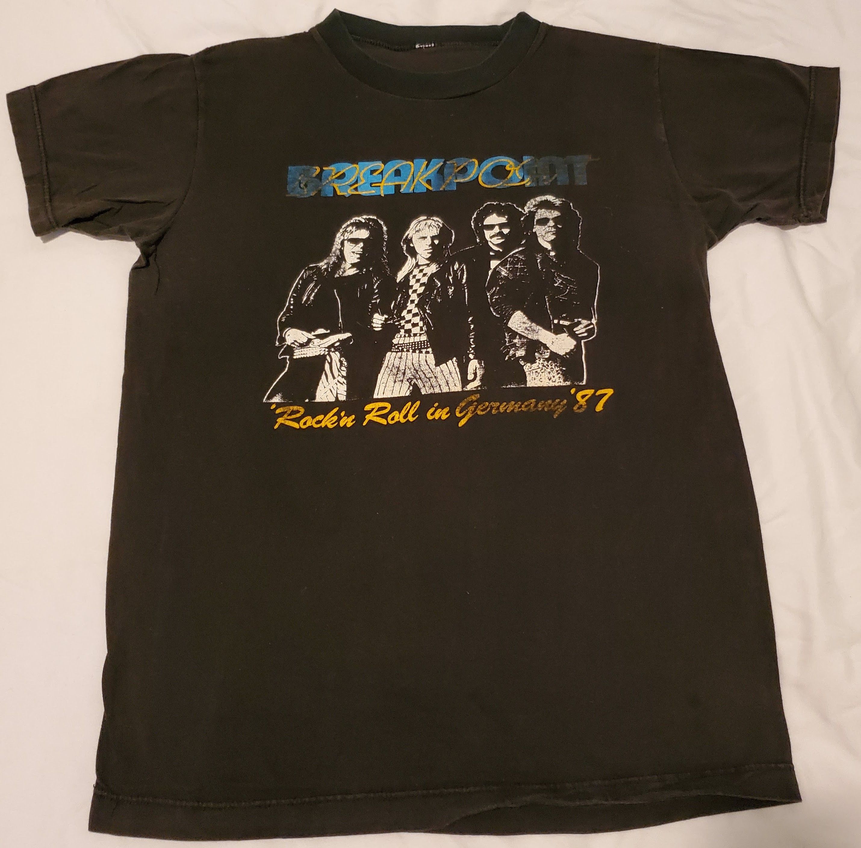 Band Tees × Vintage Breakpoint German Rock Band 1987 Rare Vintage Size US S / EU 44-46 / 1 - 1 Thumbnail