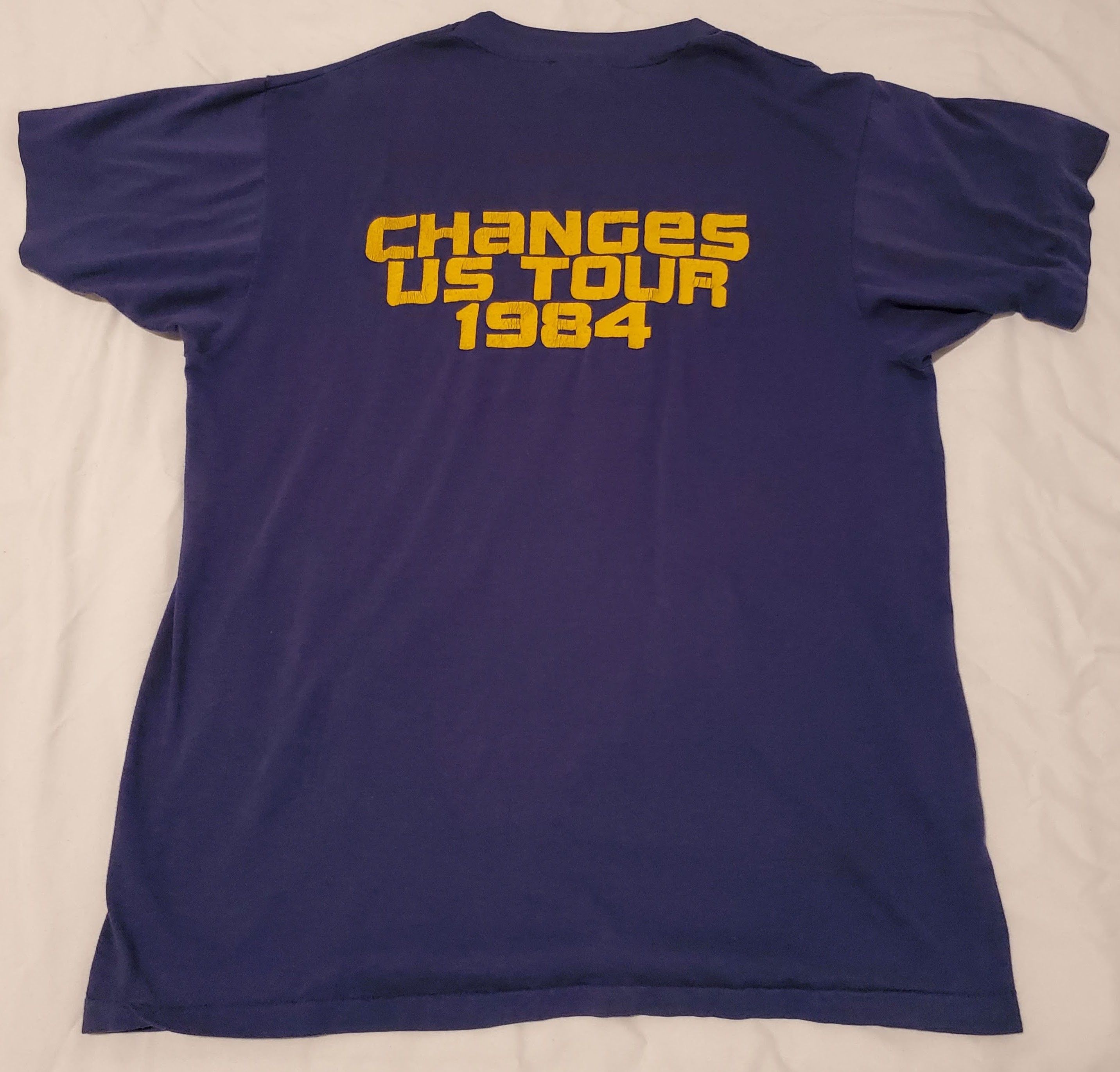 Band Tees × Vintage Changes 1984 US Tour rock concert Size US L / EU 52-54 / 3 - 2 Thumbnail