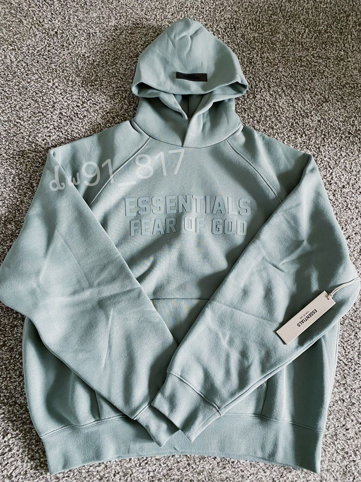 image of Essentials Fear Of God Sycamore Hoodie, Men's (Size Medium)