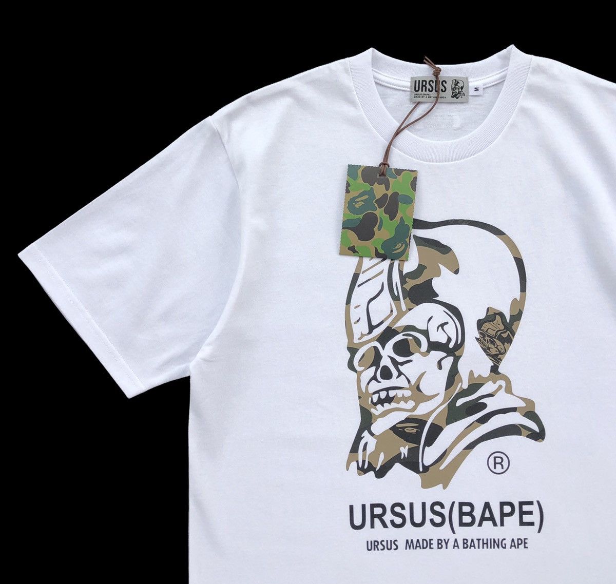 Bape URSUS BAPE TRADEMARK TEE Size US M / EU 48-50 / 2 - 6 Thumbnail