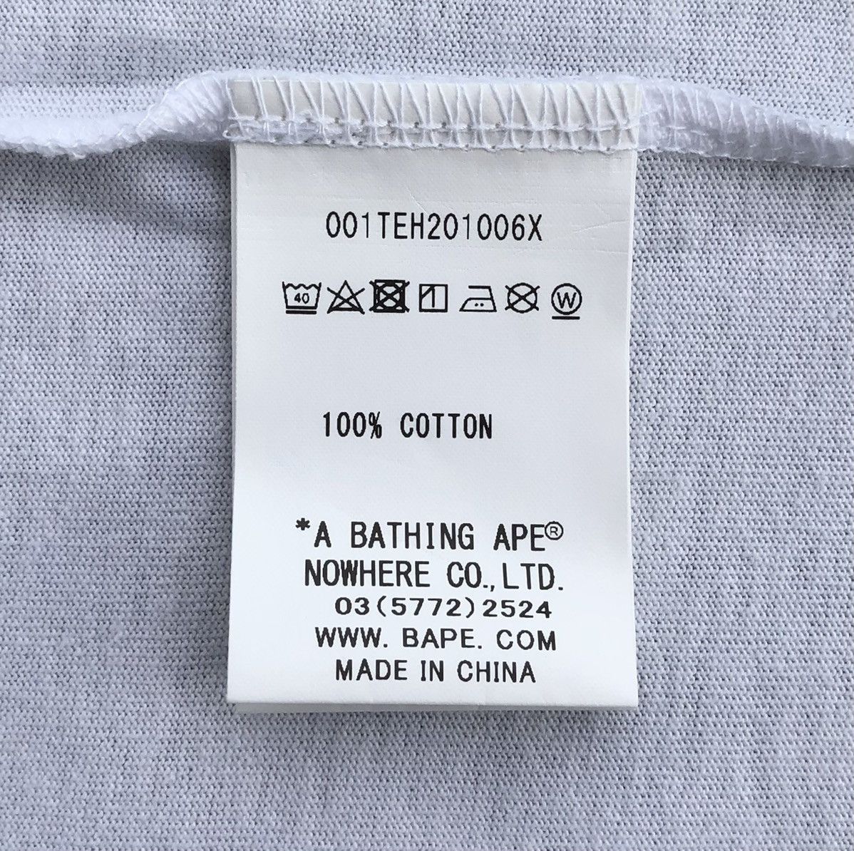 Bape URSUS BAPE TRADEMARK TEE Size US M / EU 48-50 / 2 - 13 Thumbnail