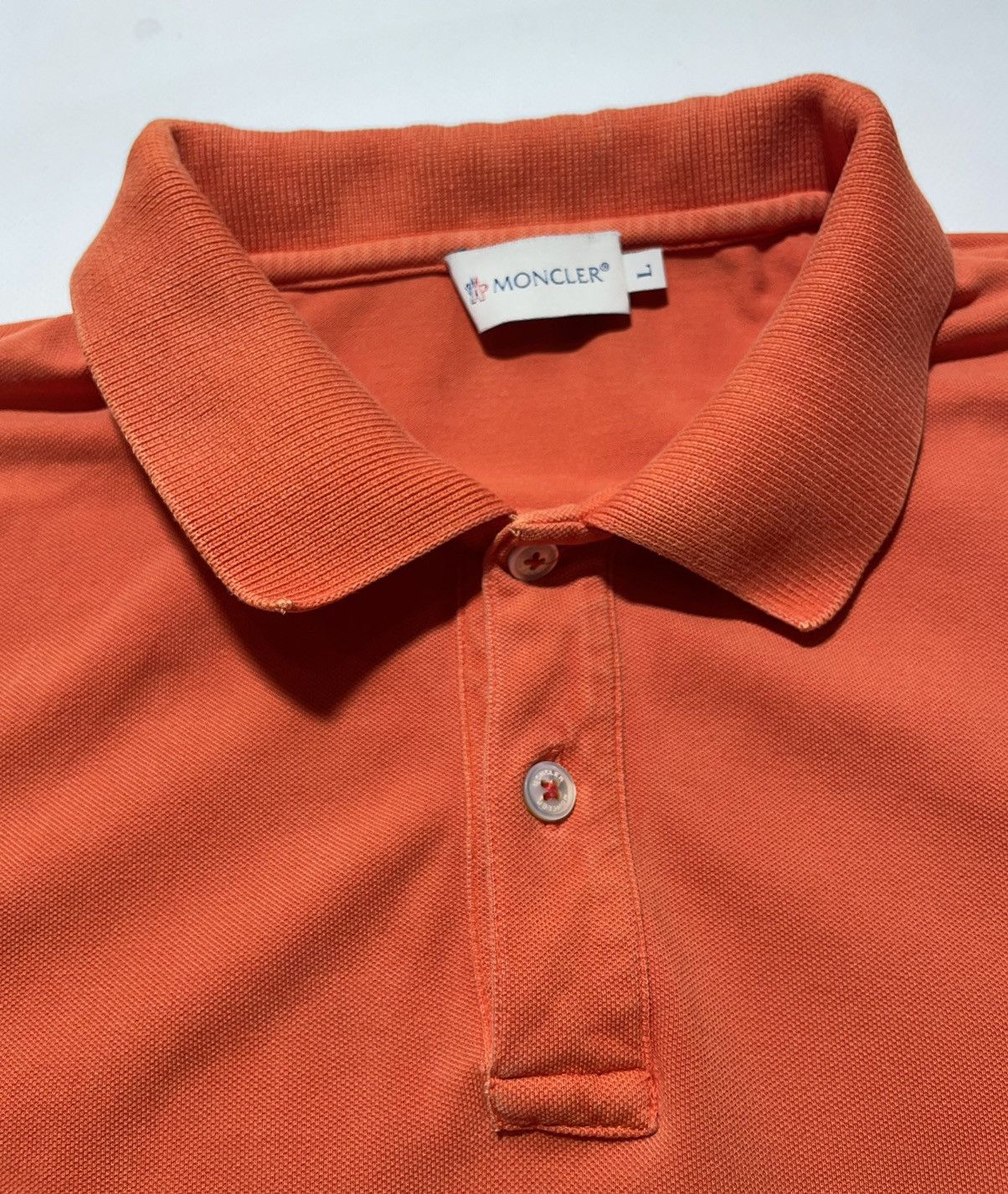 Moncler Moncler Maglia Polo Manica Corta Big Logo Size US L / EU 52-54 / 3 - 4 Thumbnail