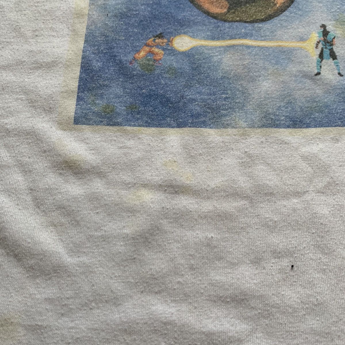Playstation Vintage 90s Mortal Kombat VS Dragon Ball Video Game T Shirt Size US L / EU 52-54 / 3 - 3 Thumbnail