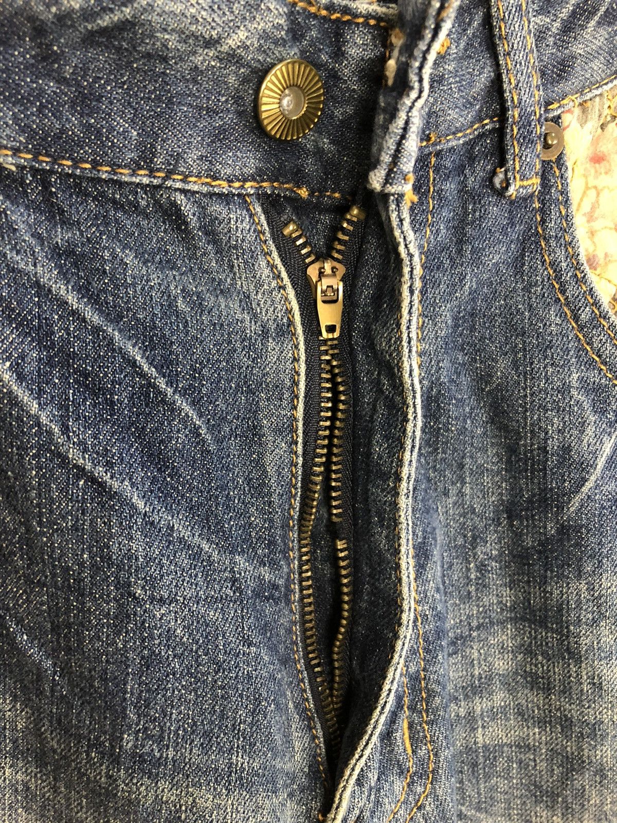 Denime Jean Patchwork Vagara Denim Rare Design Size US 30 / EU 46 - 13 Thumbnail