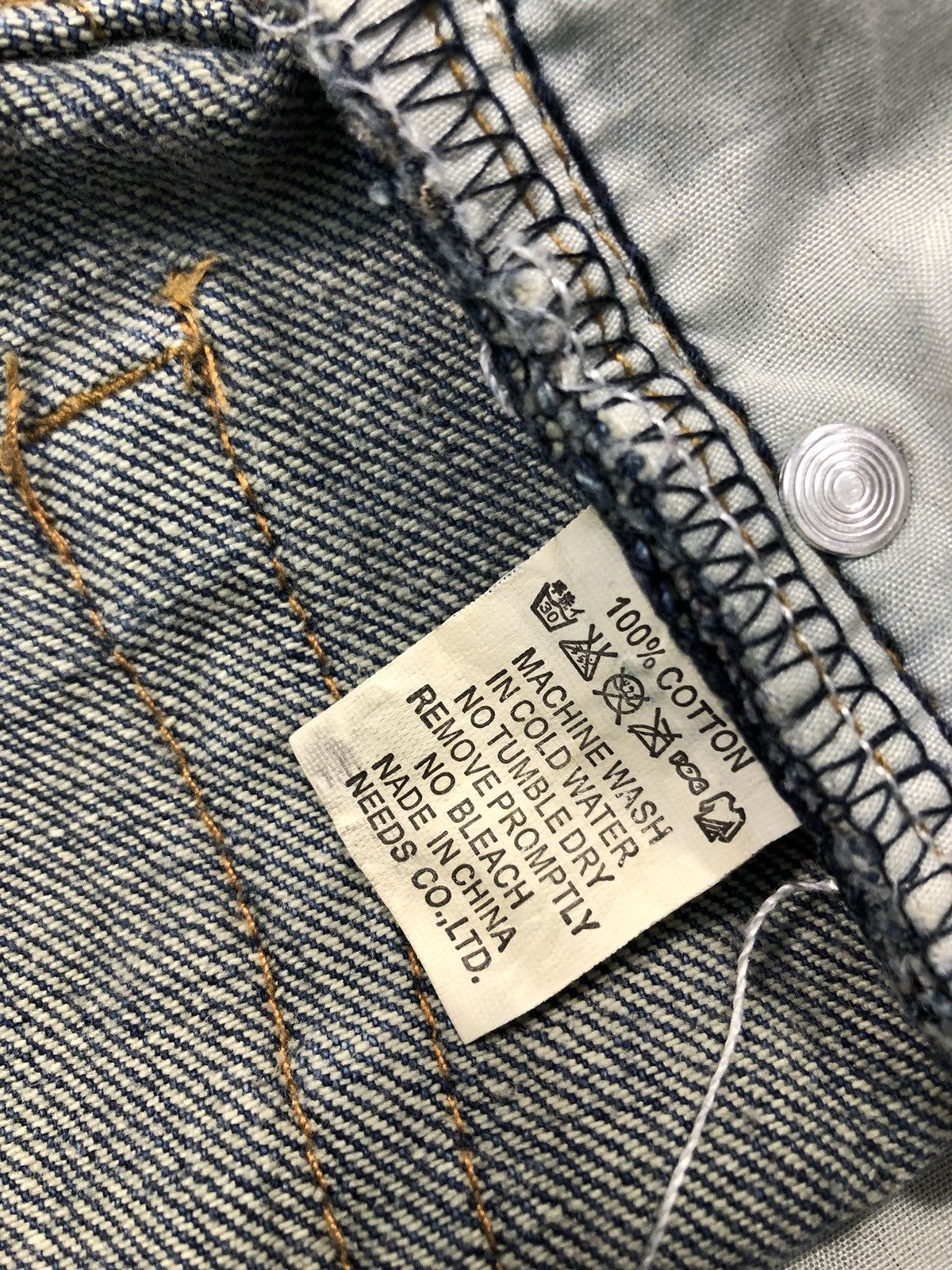 Denime Jean Patchwork Vagara Denim Rare Design Size US 30 / EU 46 - 4 Thumbnail