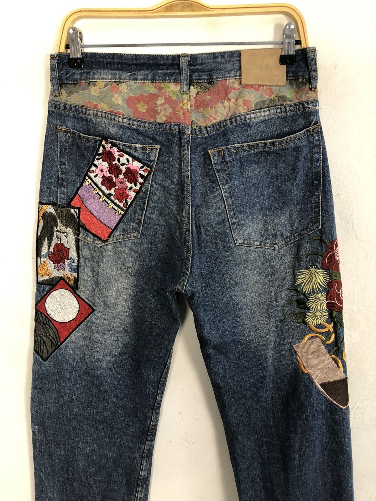 Denime Jean Patchwork Vagara Denim Rare Design Size US 30 / EU 46 - 9 Thumbnail