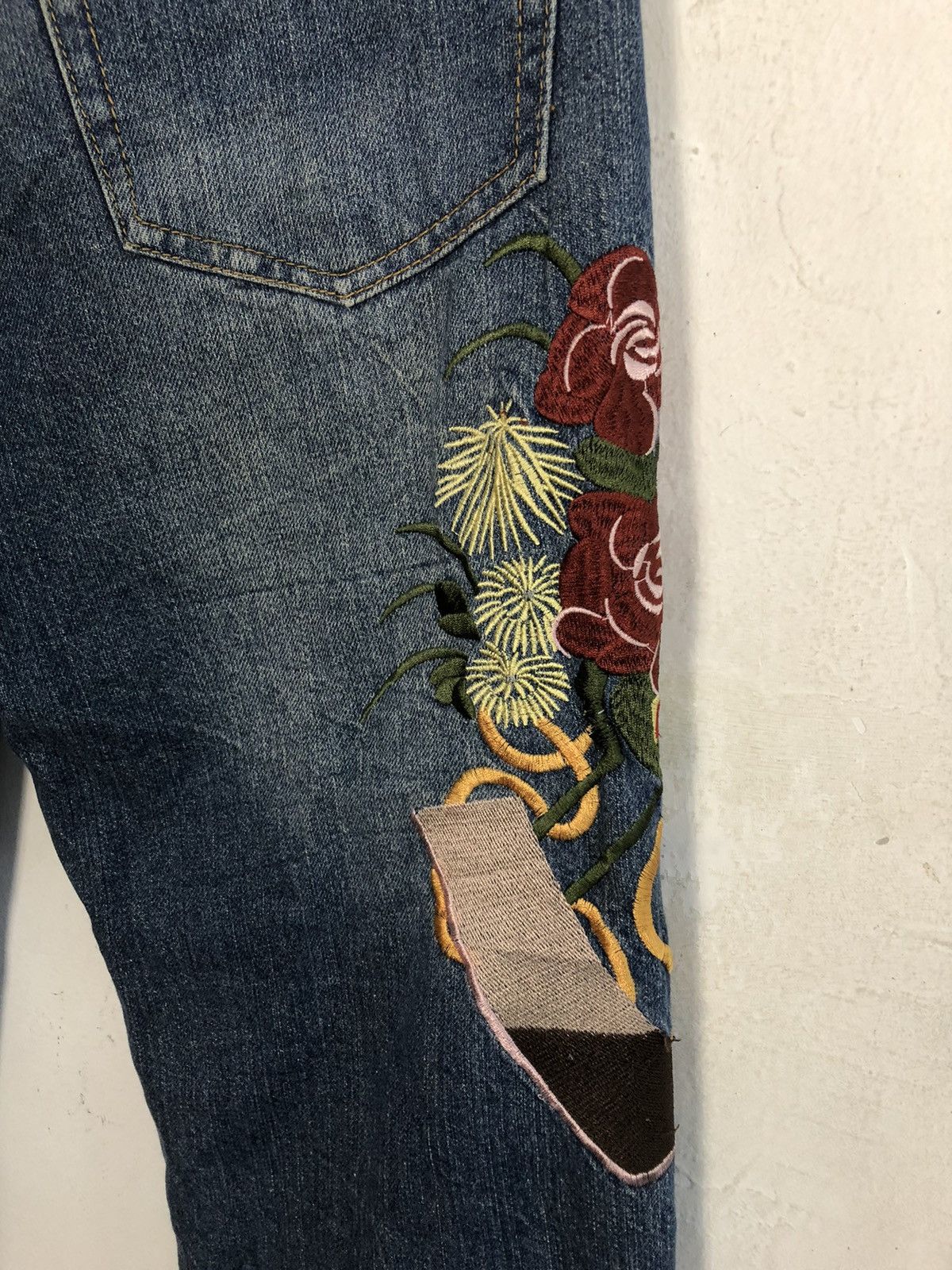 Denime Jean Patchwork Vagara Denim Rare Design Size US 30 / EU 46 - 10 Thumbnail