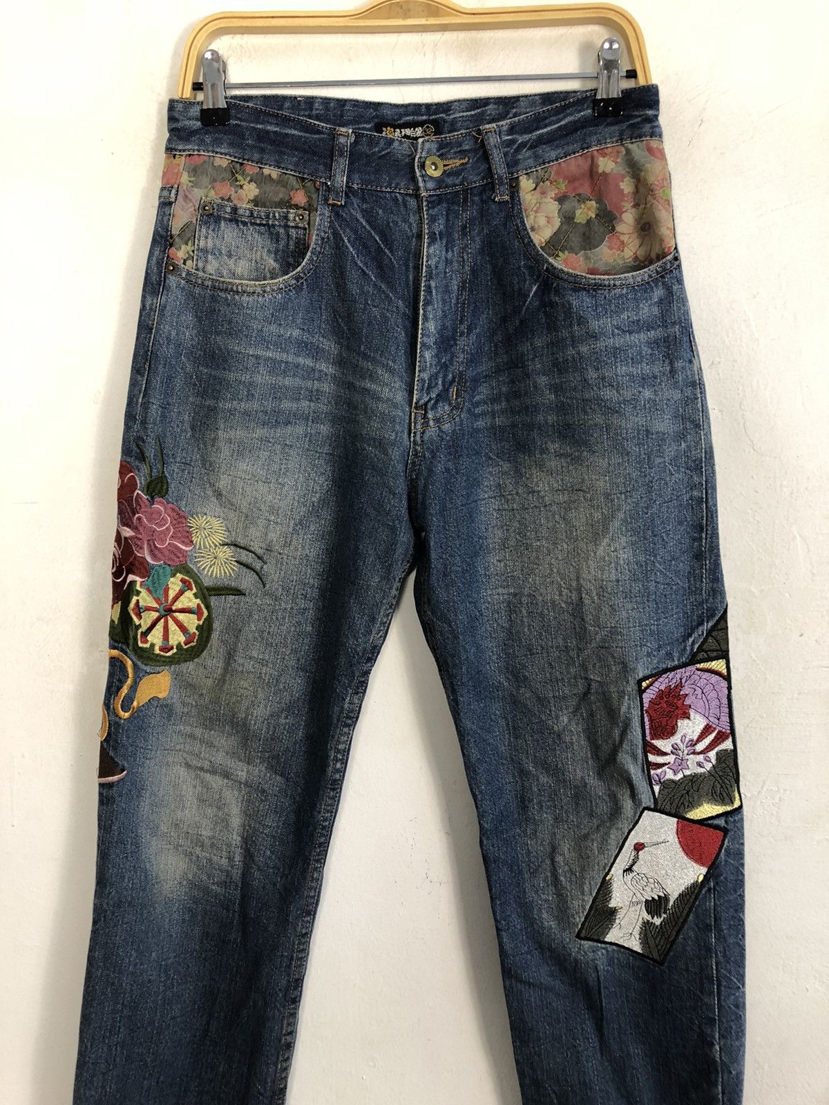 Denime Jean Patchwork Vagara Denim Rare Design Size US 30 / EU 46 - 18 Thumbnail