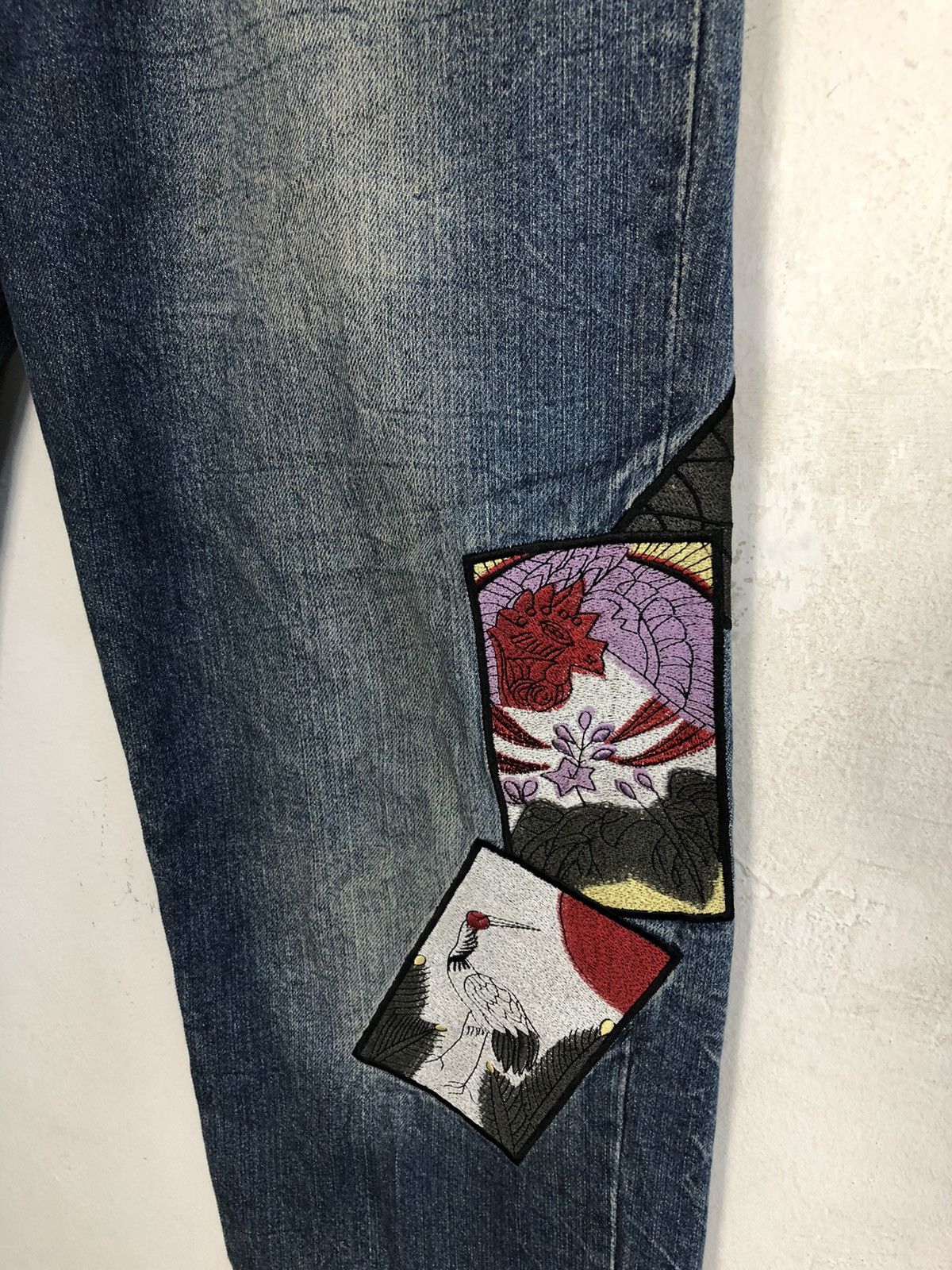 Denime Jean Patchwork Vagara Denim Rare Design Size US 30 / EU 46 - 17 Thumbnail
