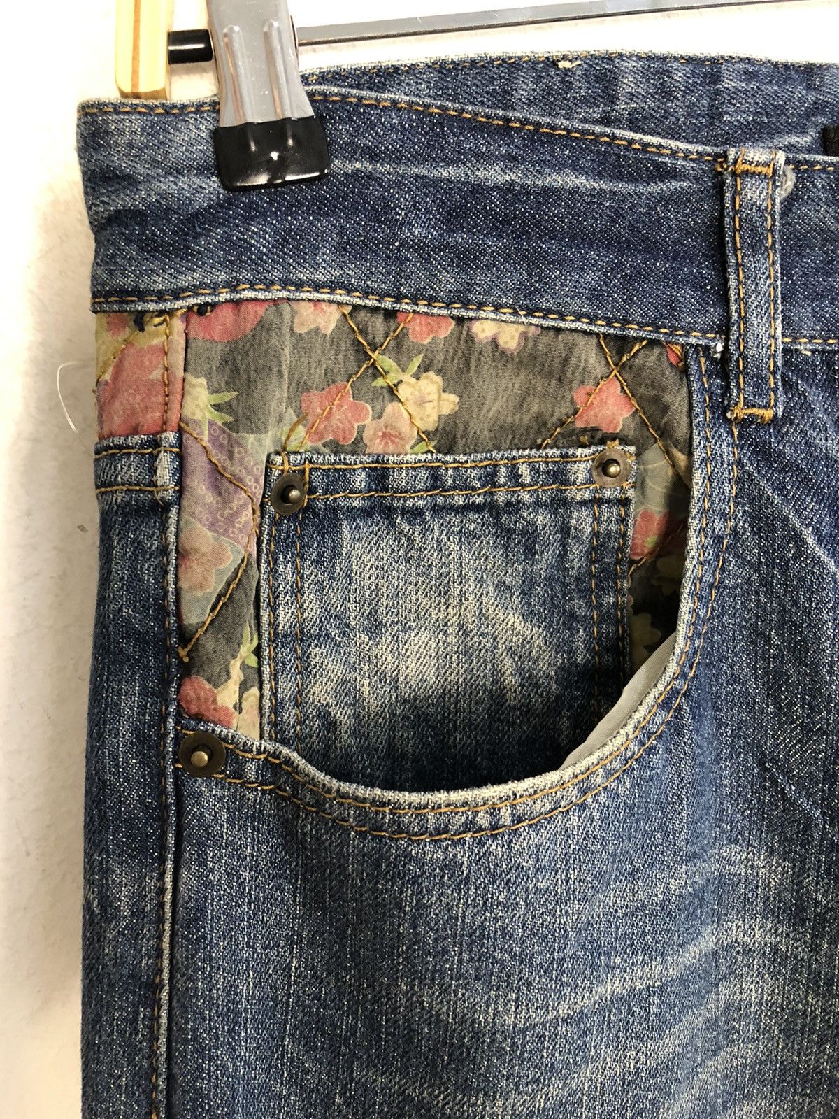 Denime Jean Patchwork Vagara Denim Rare Design Size US 30 / EU 46 - 12 Thumbnail