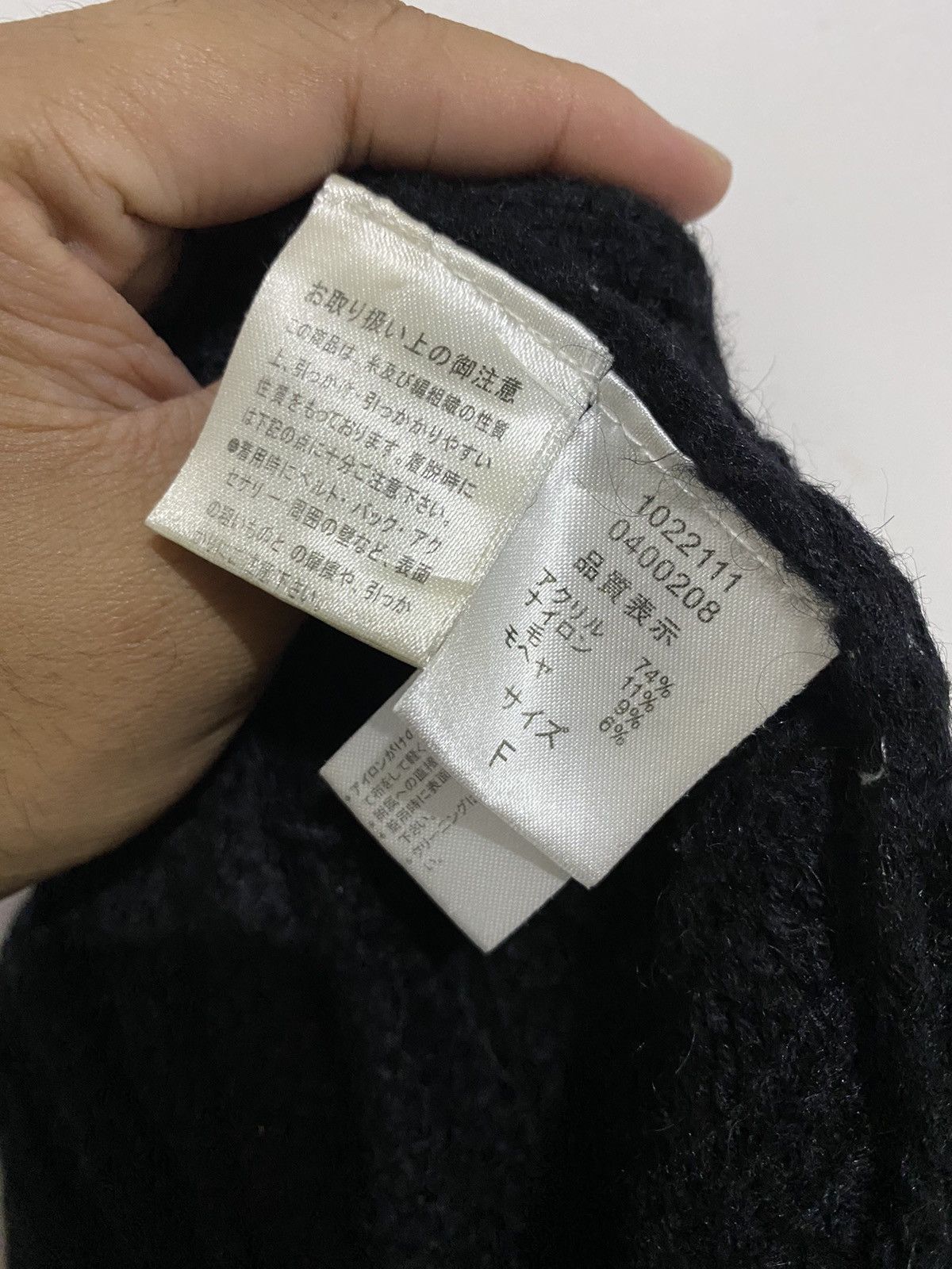 14th Addiction 🖤BLACFRIDAY🖤LB-03 Japanesebrand Knitwear Crop Isseymiyake Size US L / EU 52-54 / 3 - 5 Thumbnail