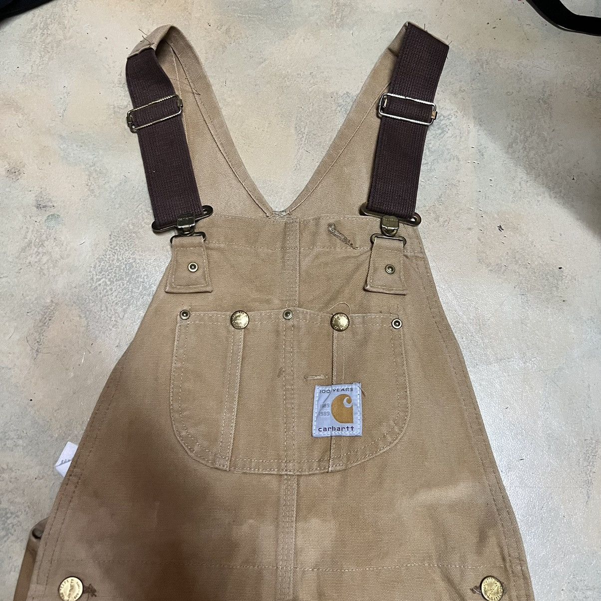 Carhartt Distressed Carhartt 100 Years Anniversary Workwear Overall Size US 28 / EU 44 - 9 Thumbnail