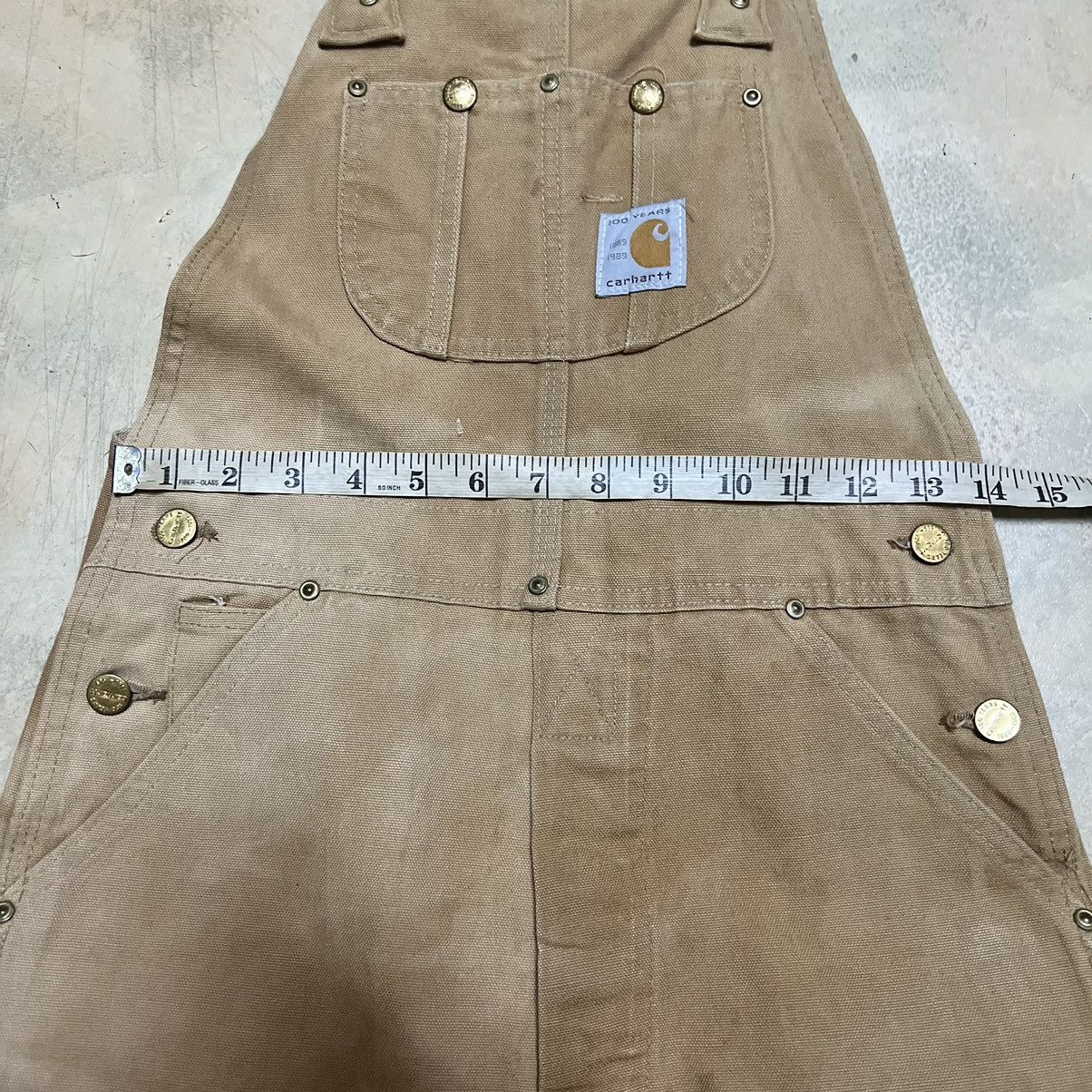 Carhartt Distressed Carhartt 100 Years Anniversary Workwear Overall Size US 28 / EU 44 - 17 Thumbnail