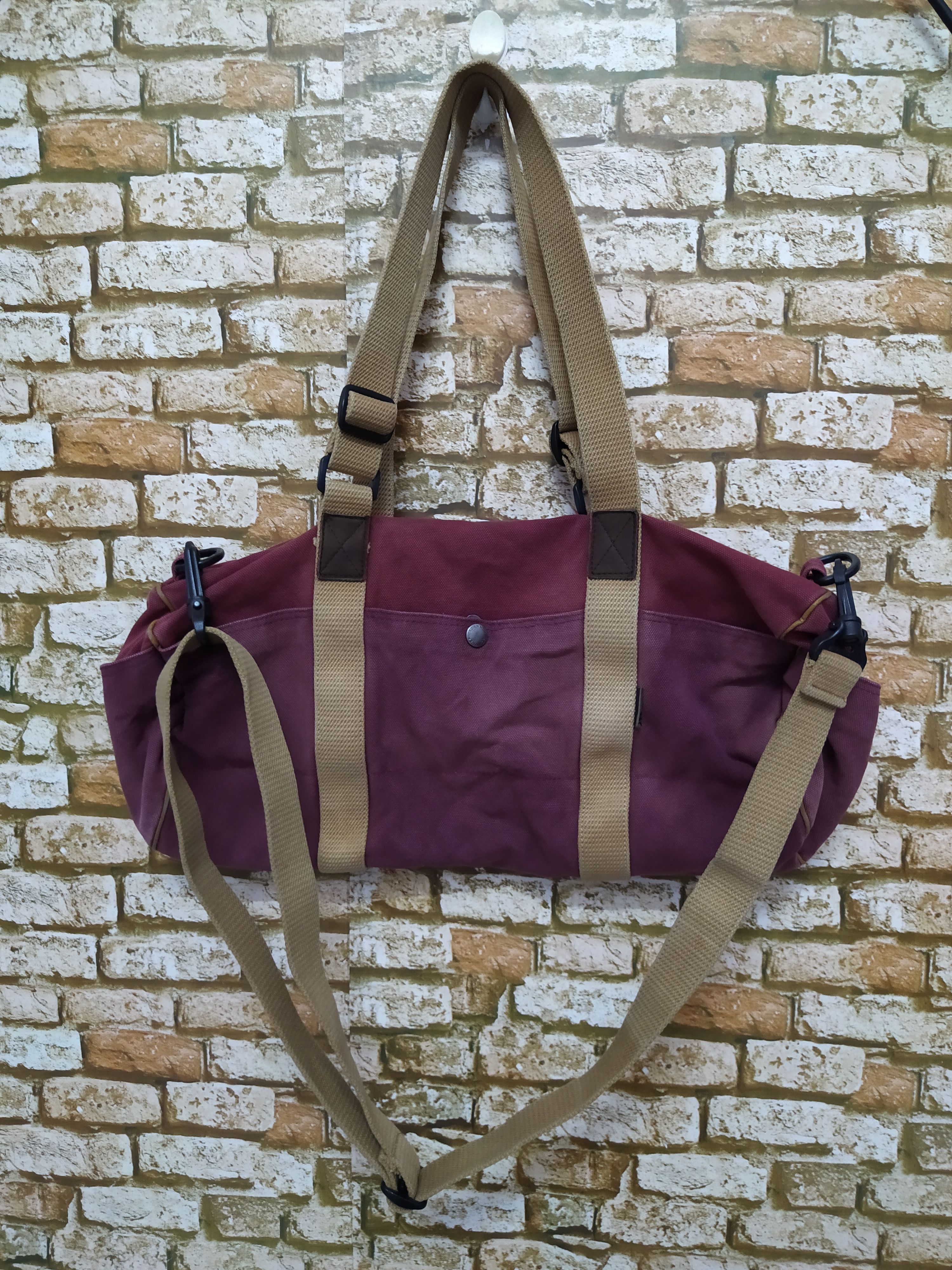 Japanese Brand SCANNER JAPAN DUFFLE DUCK CANVAS BAG (C76) Size ONE SIZE - 1 Thumbnail