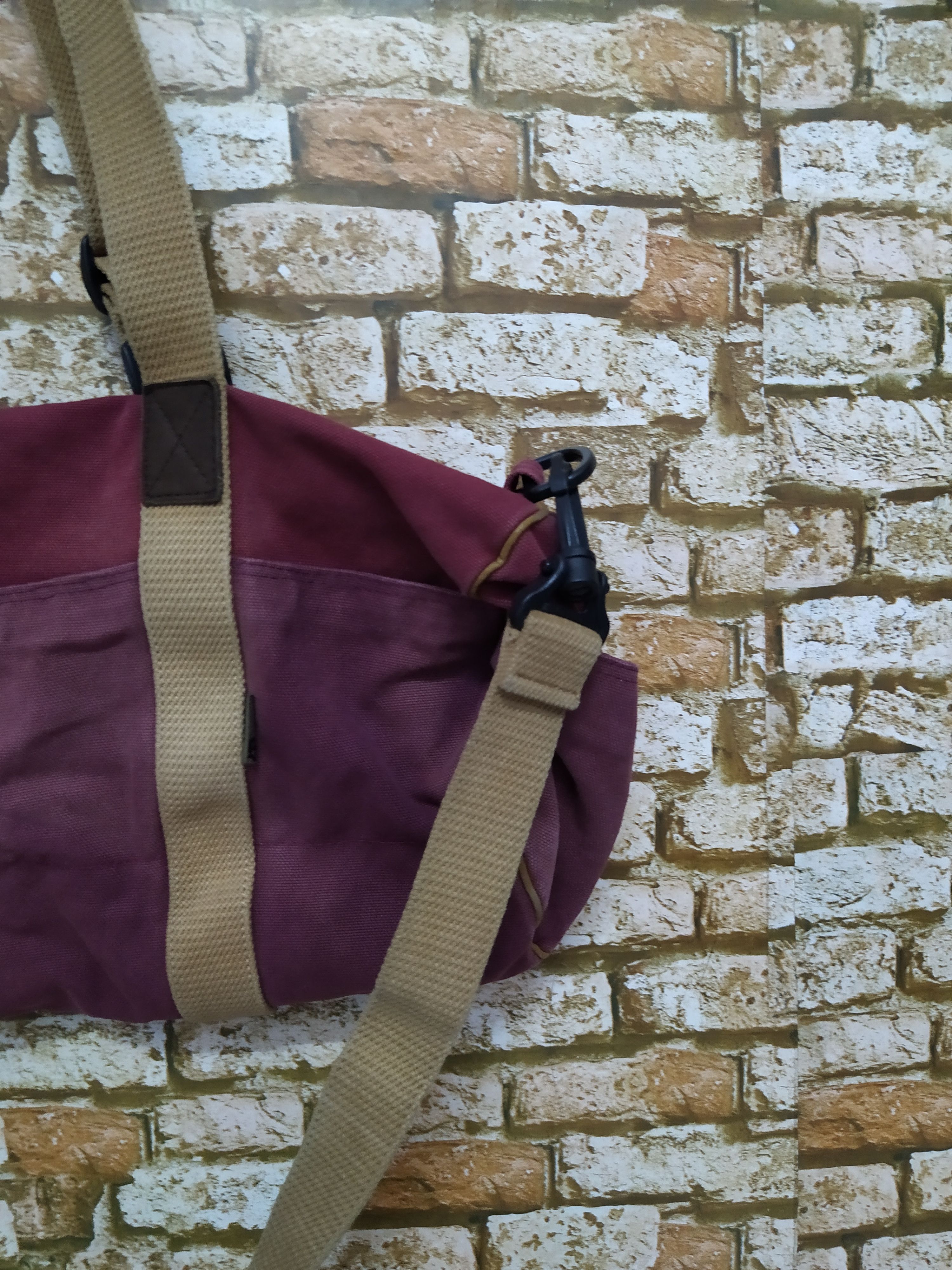 Japanese Brand SCANNER JAPAN DUFFLE DUCK CANVAS BAG (C76) Size ONE SIZE - 3 Thumbnail