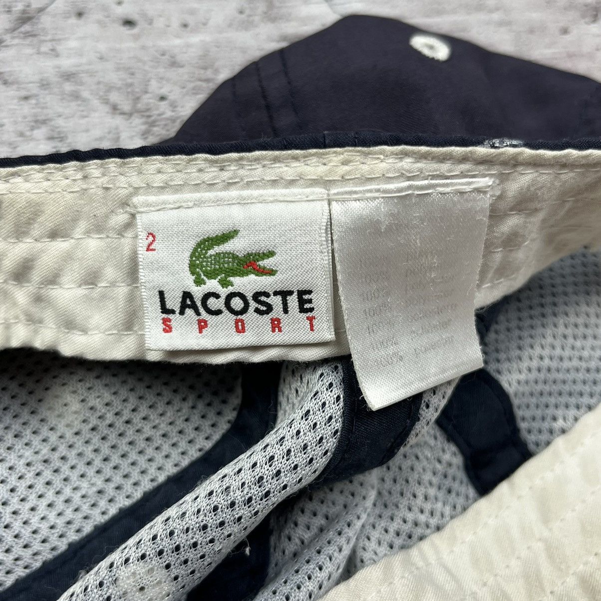 Lacoste × Vintage Vintage Lacoste Sport Cap Hat 5 panel Size ONE SIZE - 8 Thumbnail