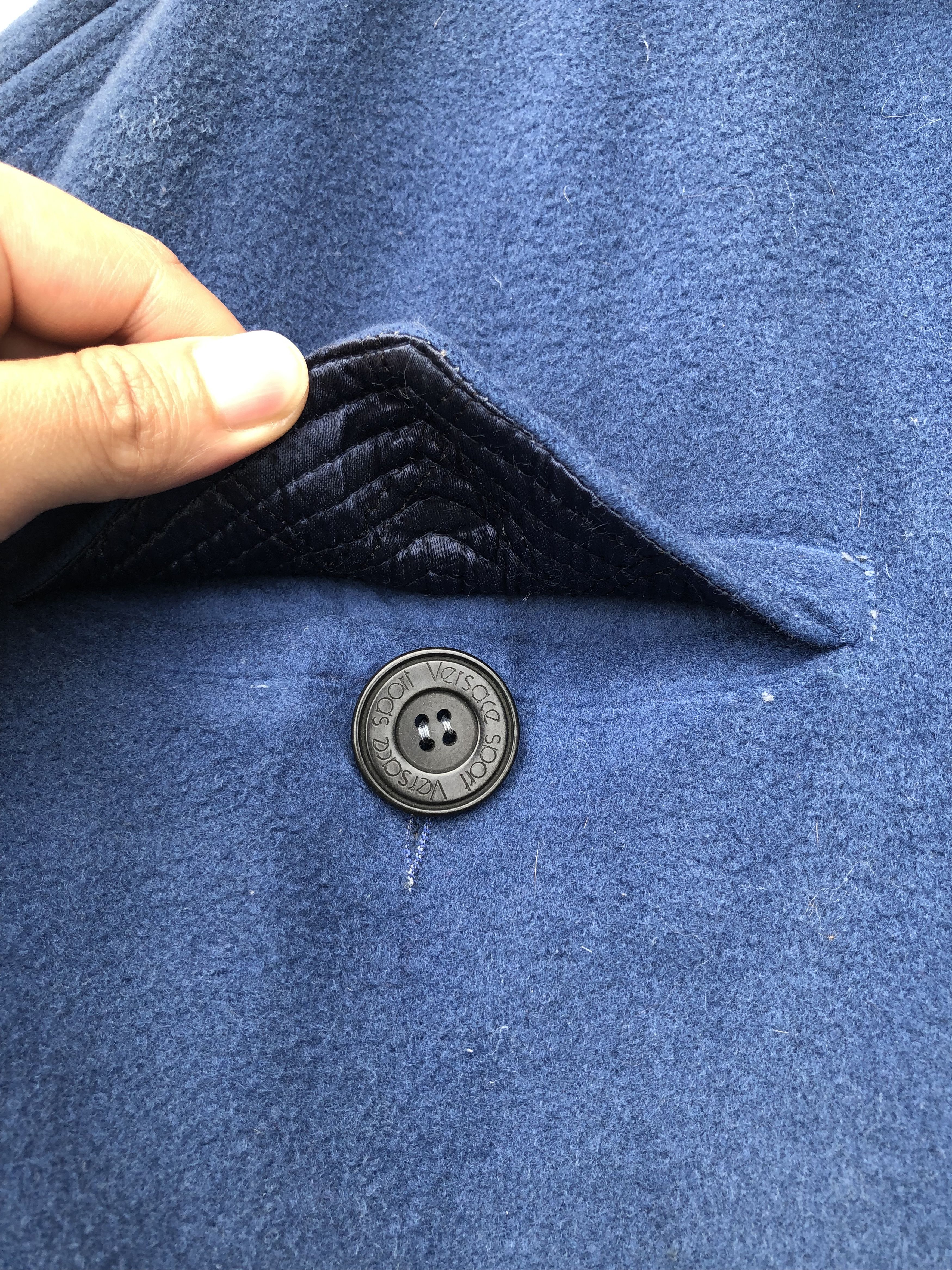 Versace RARE🔥VINTAGE VERSACE SPORT ITALY WOOL CASHMERE JACKET Size US XL / EU 56 / 4 - 9 Thumbnail