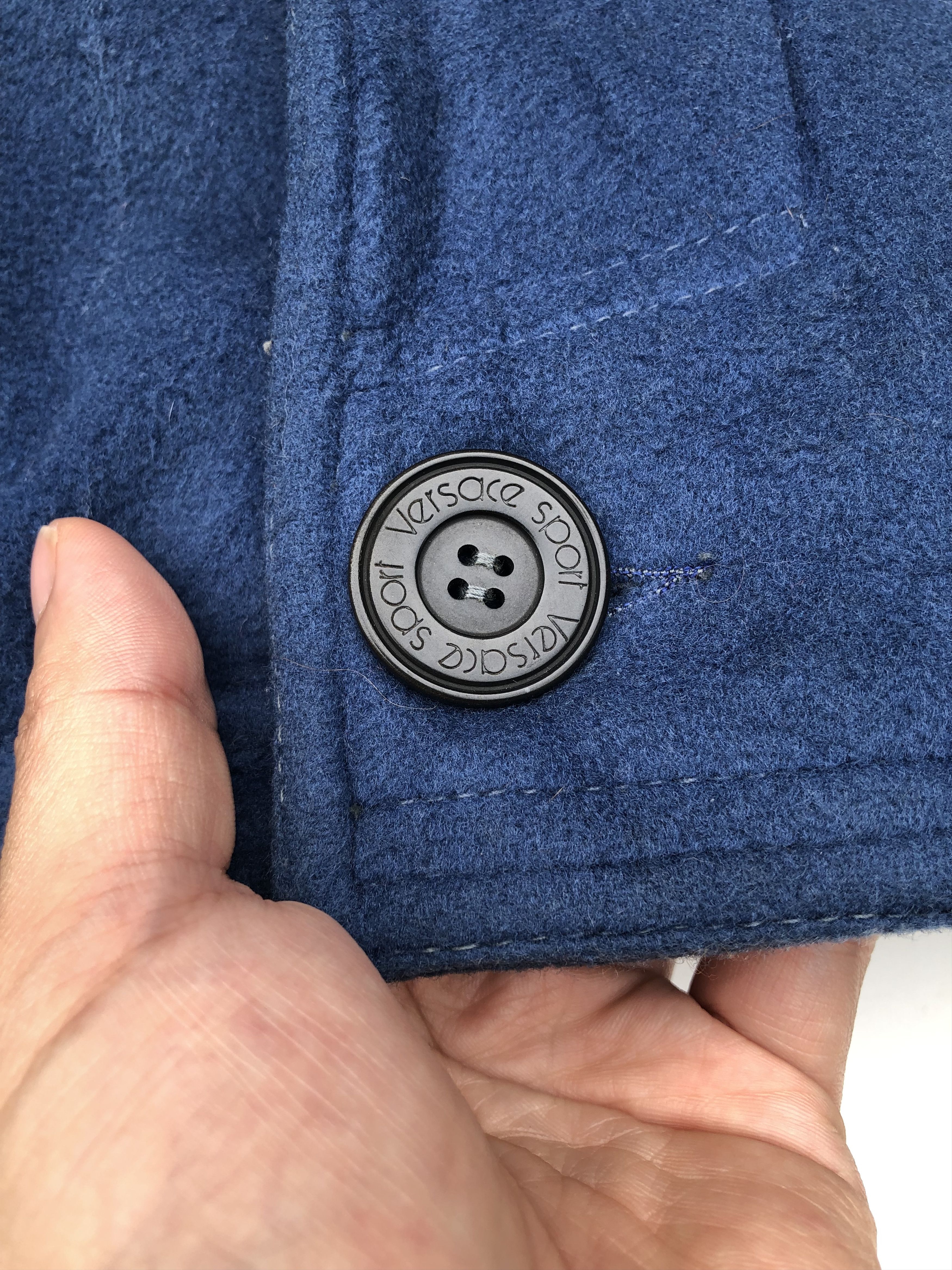 Versace RARE🔥VINTAGE VERSACE SPORT ITALY WOOL CASHMERE JACKET Size US XL / EU 56 / 4 - 5 Thumbnail