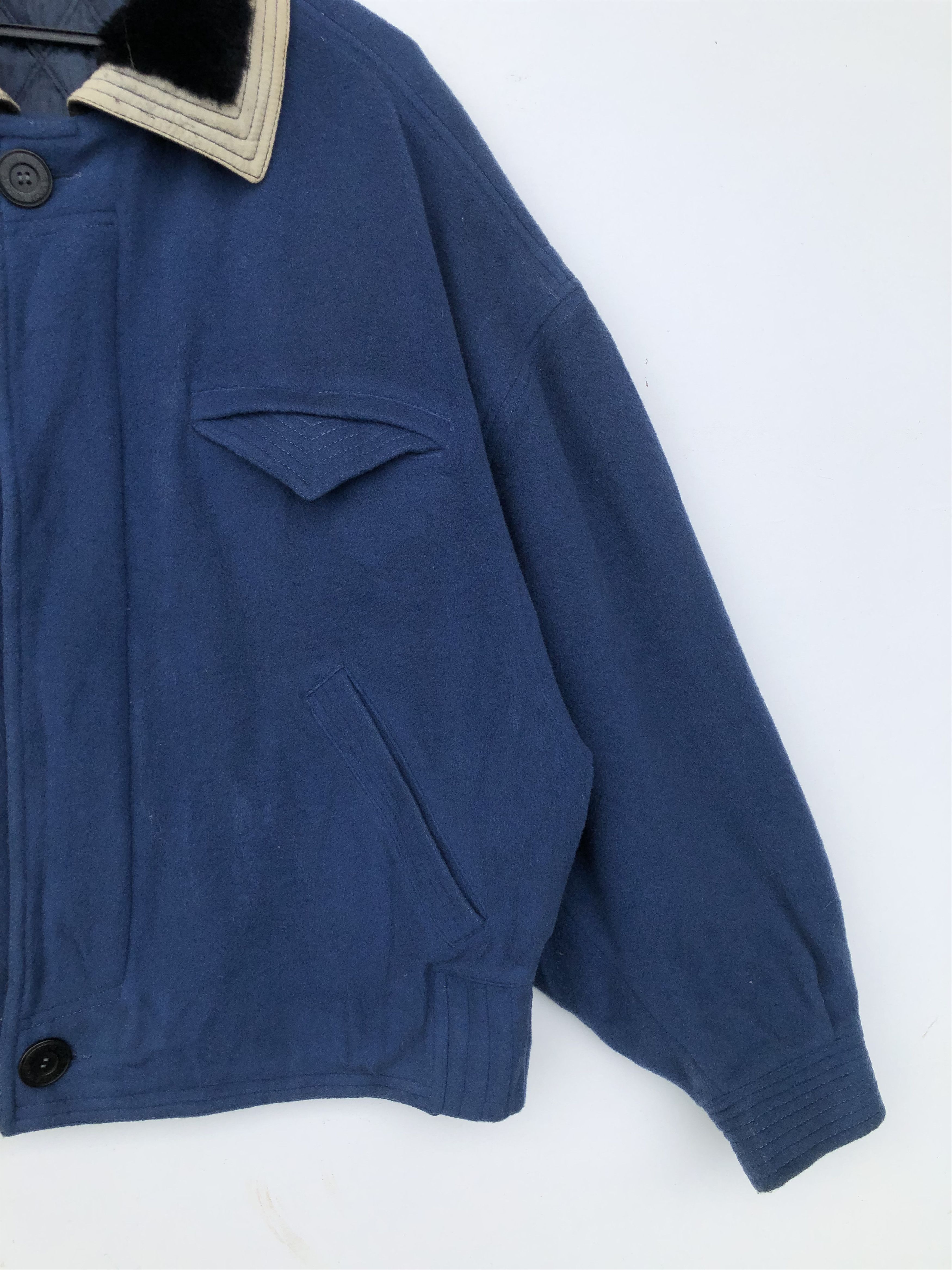 Versace RARE🔥VINTAGE VERSACE SPORT ITALY WOOL CASHMERE JACKET Size US XL / EU 56 / 4 - 4 Thumbnail