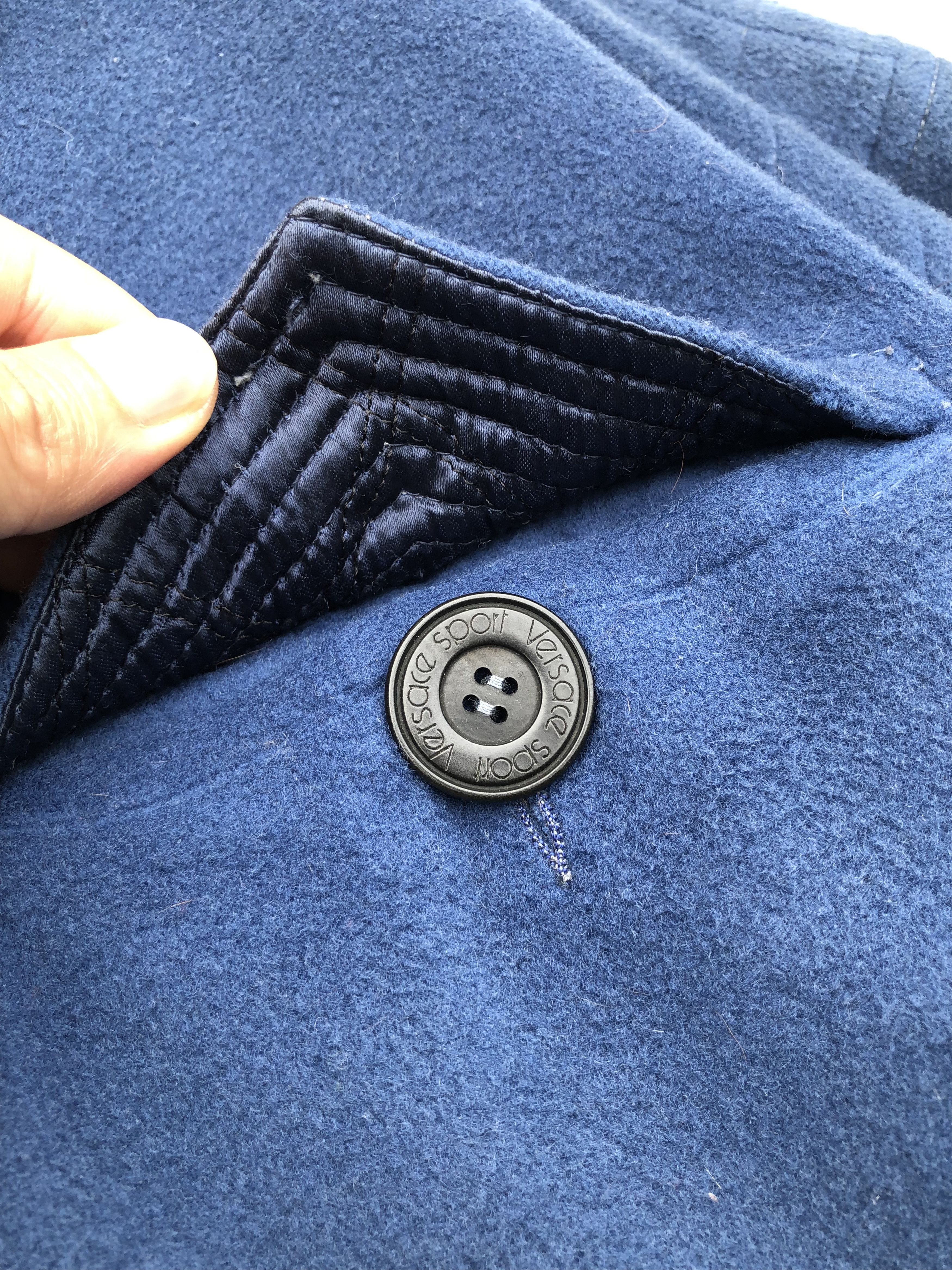 Versace RARE🔥VINTAGE VERSACE SPORT ITALY WOOL CASHMERE JACKET Size US XL / EU 56 / 4 - 8 Thumbnail