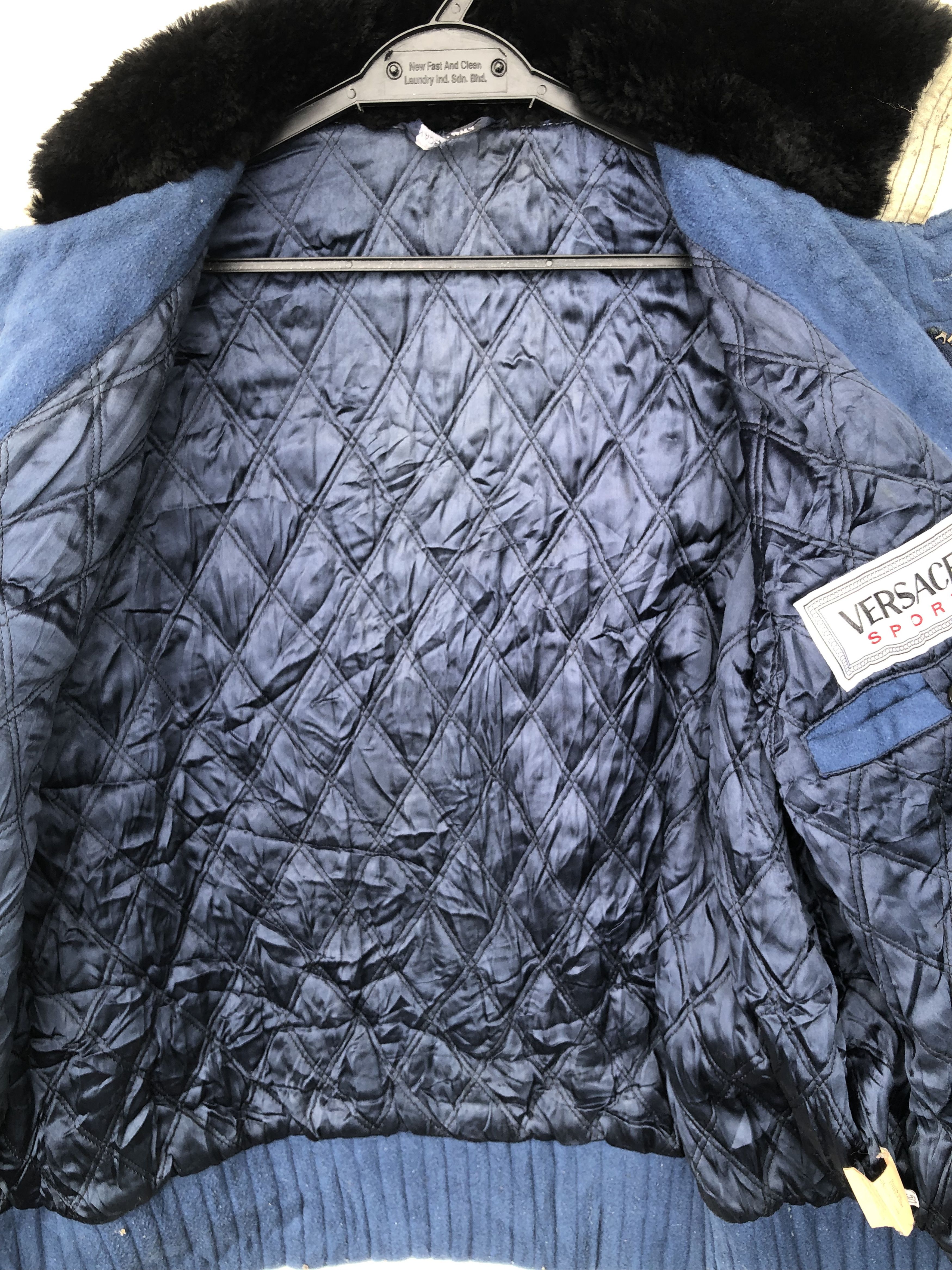Versace RARE🔥VINTAGE VERSACE SPORT ITALY WOOL CASHMERE JACKET Size US XL / EU 56 / 4 - 16 Thumbnail