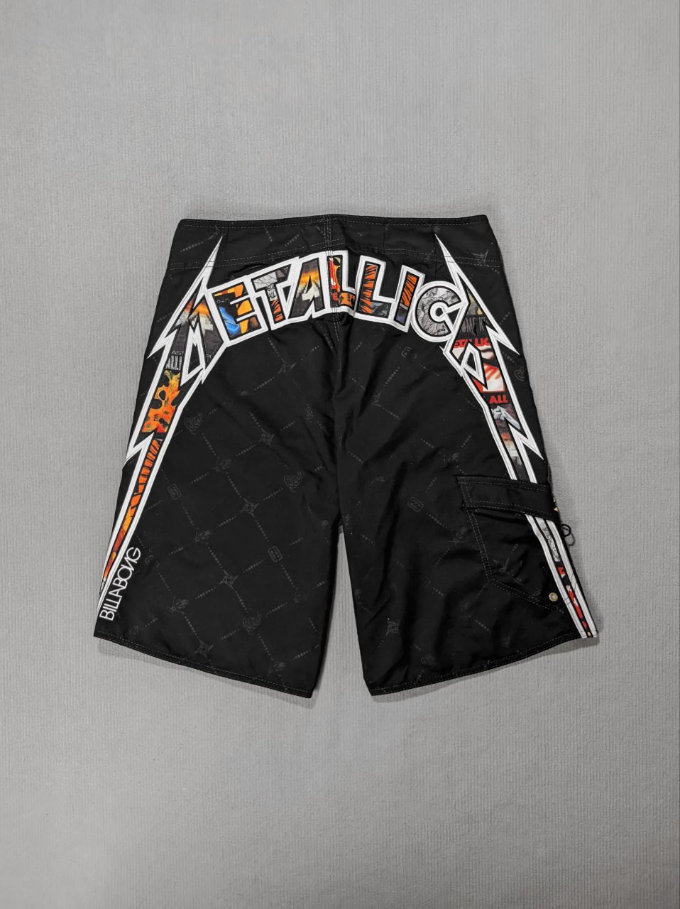 Billabong Vintage Metallica x Billabong Swim Shorts | Grailed