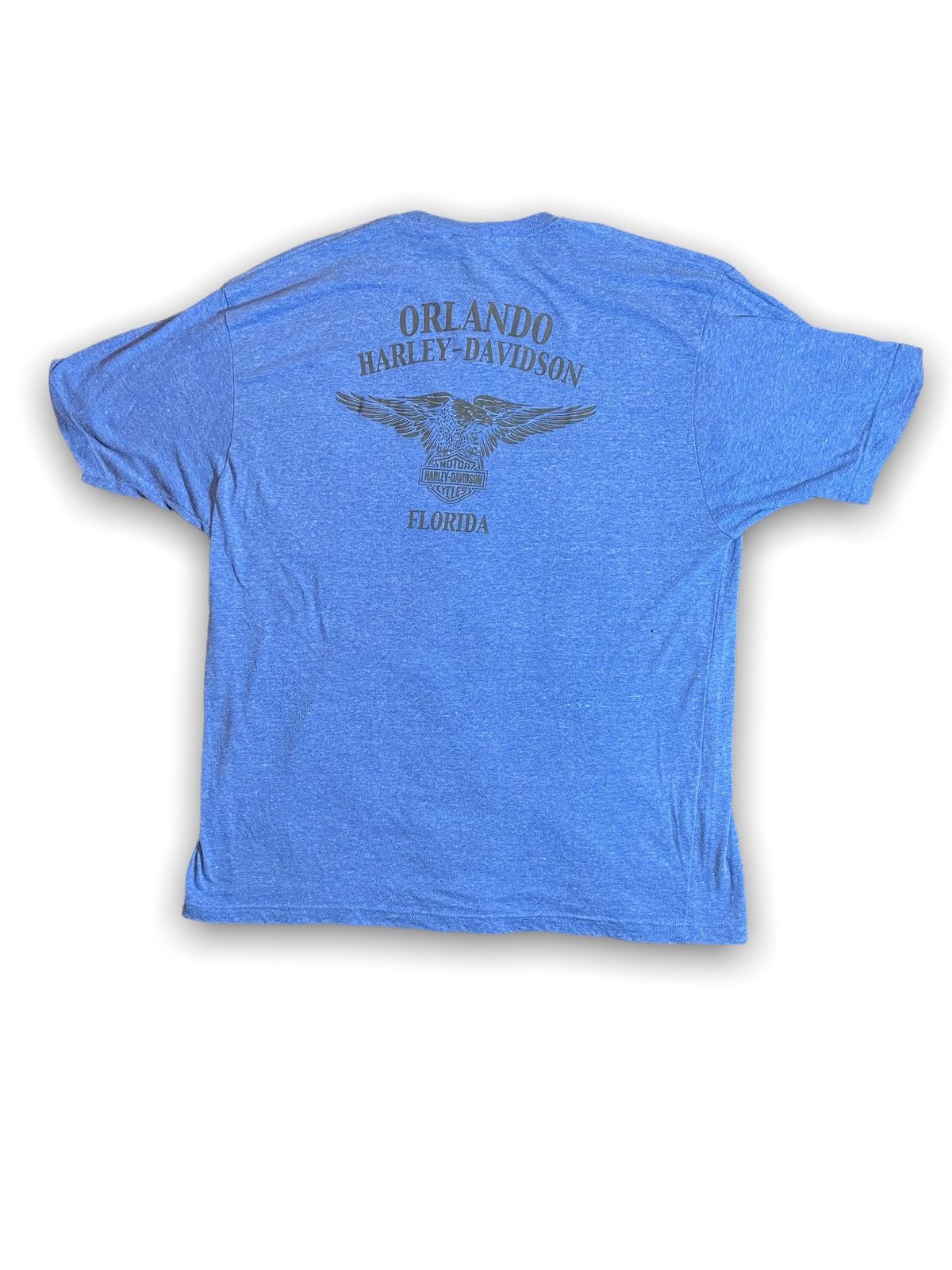 Harley Davidson Harley Davidson Orlando (Ride to Live) 00s motorcycle Tee Size US XXL / EU 58 / 5 - 2 Thumbnail