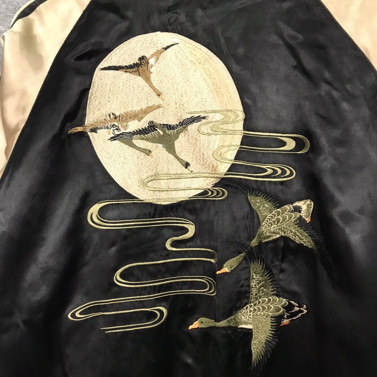 Japanese Brand REVERSIBLE SUKAJAN EMBROIDERY JAPANESE JACKET Size US L / EU 52-54 / 3 - 9 Thumbnail