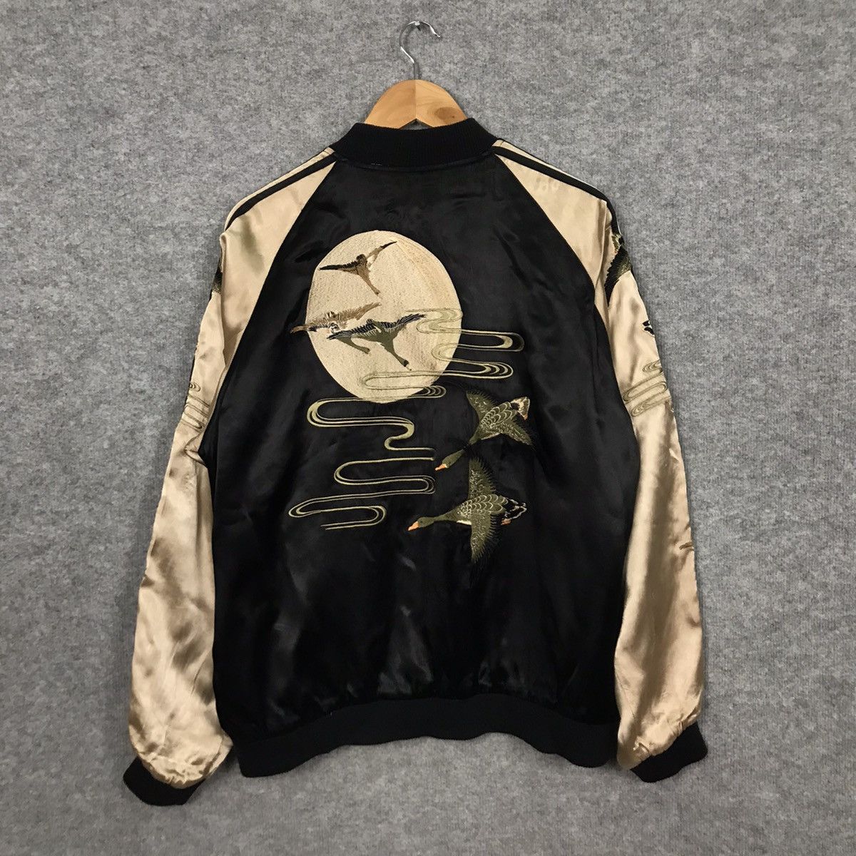 Japanese Brand REVERSIBLE SUKAJAN EMBROIDERY JAPANESE JACKET Size US L / EU 52-54 / 3 - 8 Thumbnail