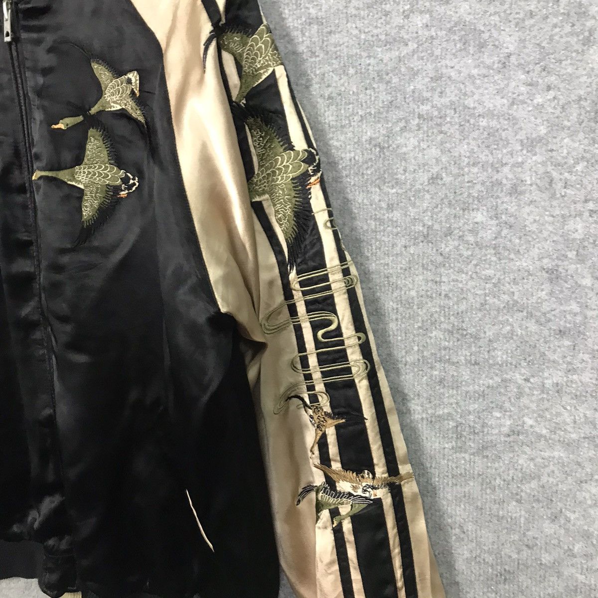Japanese Brand REVERSIBLE SUKAJAN EMBROIDERY JAPANESE JACKET Size US L / EU 52-54 / 3 - 3 Thumbnail