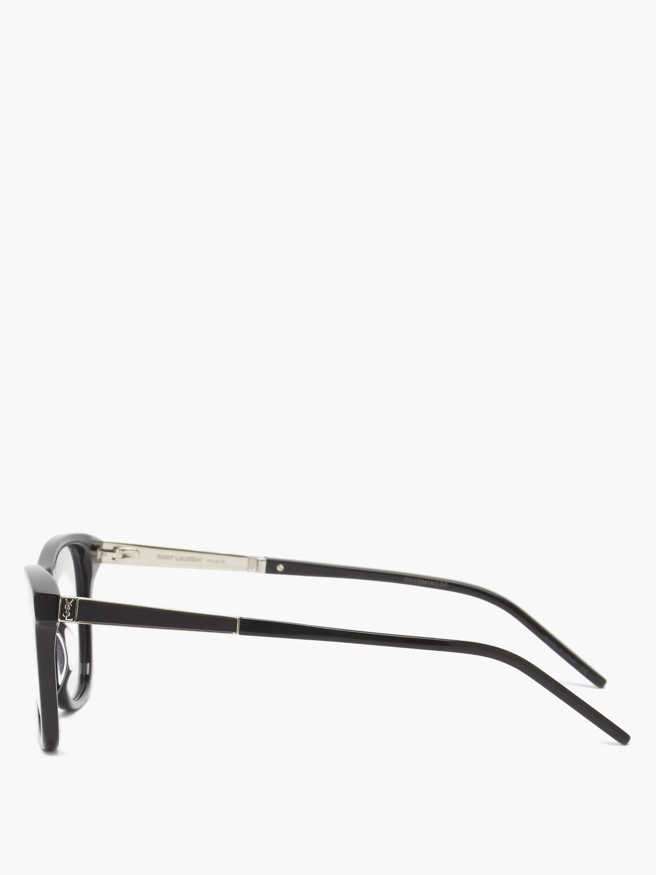 Saint Laurent Paris Saint Laurent SL M83 Optical Glasses - Black Acetate Size ONE SIZE - 4 Thumbnail