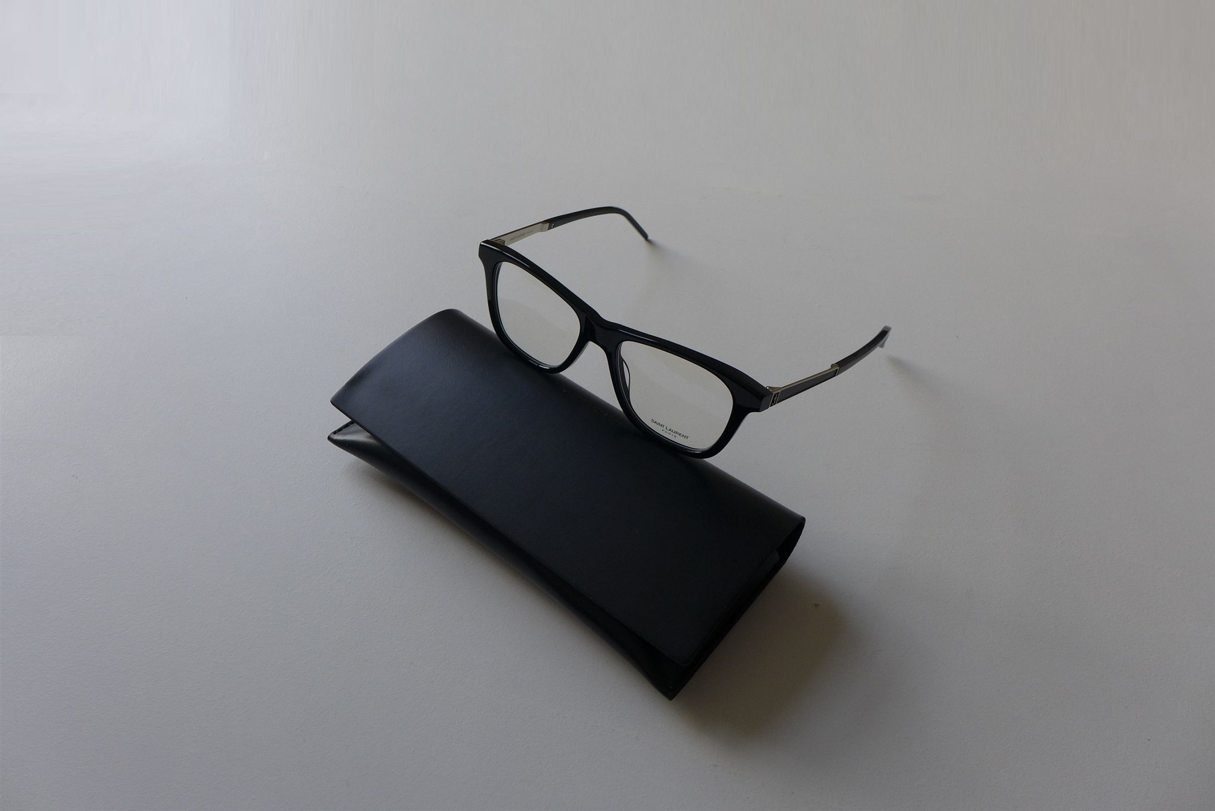 Saint Laurent Paris Saint Laurent SL M83 Optical Glasses - Black Acetate Size ONE SIZE - 7 Thumbnail