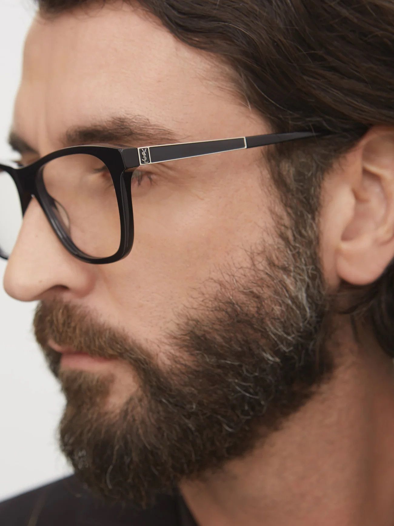 Saint Laurent Paris Saint Laurent SL M83 Optical Glasses - Black Acetate Size ONE SIZE - 2 Thumbnail