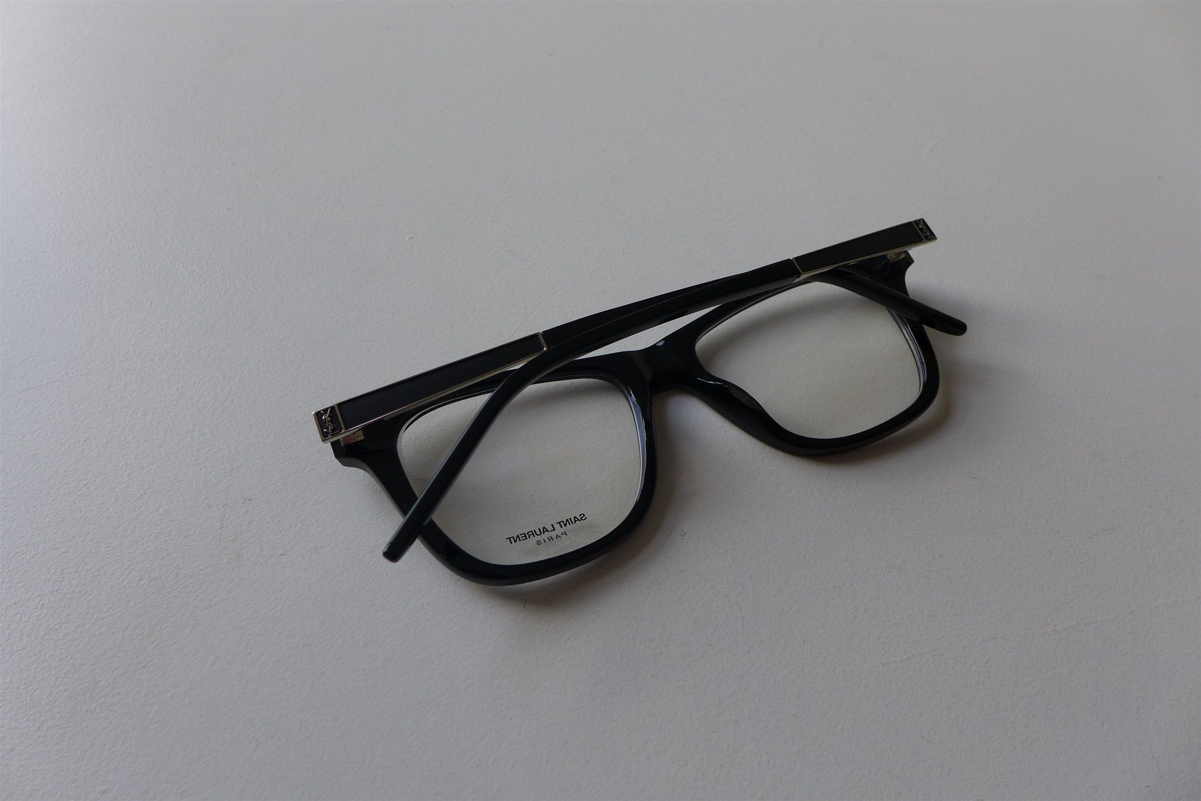 Saint Laurent Paris Saint Laurent SL M83 Optical Glasses - Black Acetate Size ONE SIZE - 14 Thumbnail