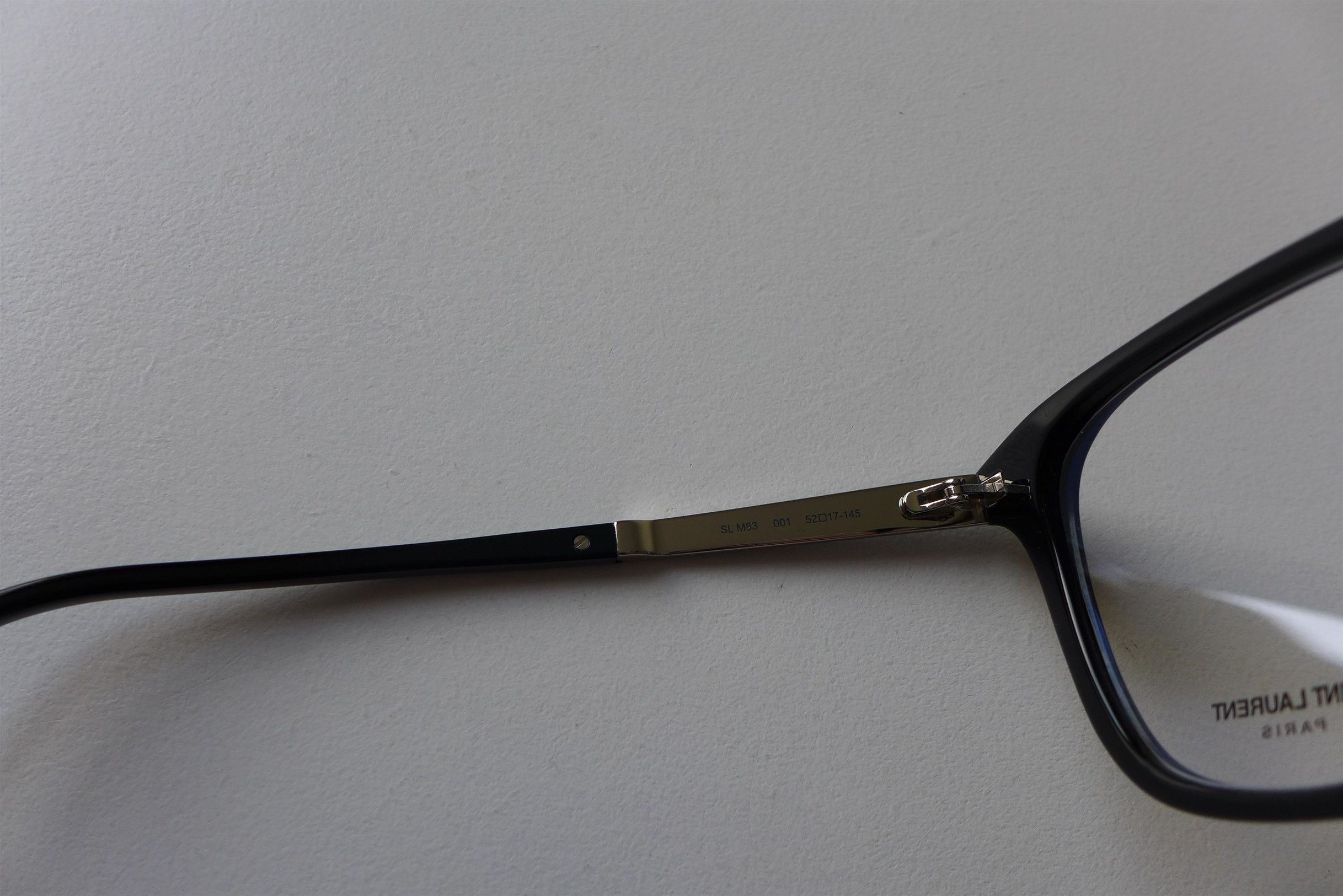 Saint Laurent Paris Saint Laurent SL M83 Optical Glasses - Black Acetate Size ONE SIZE - 17 Thumbnail