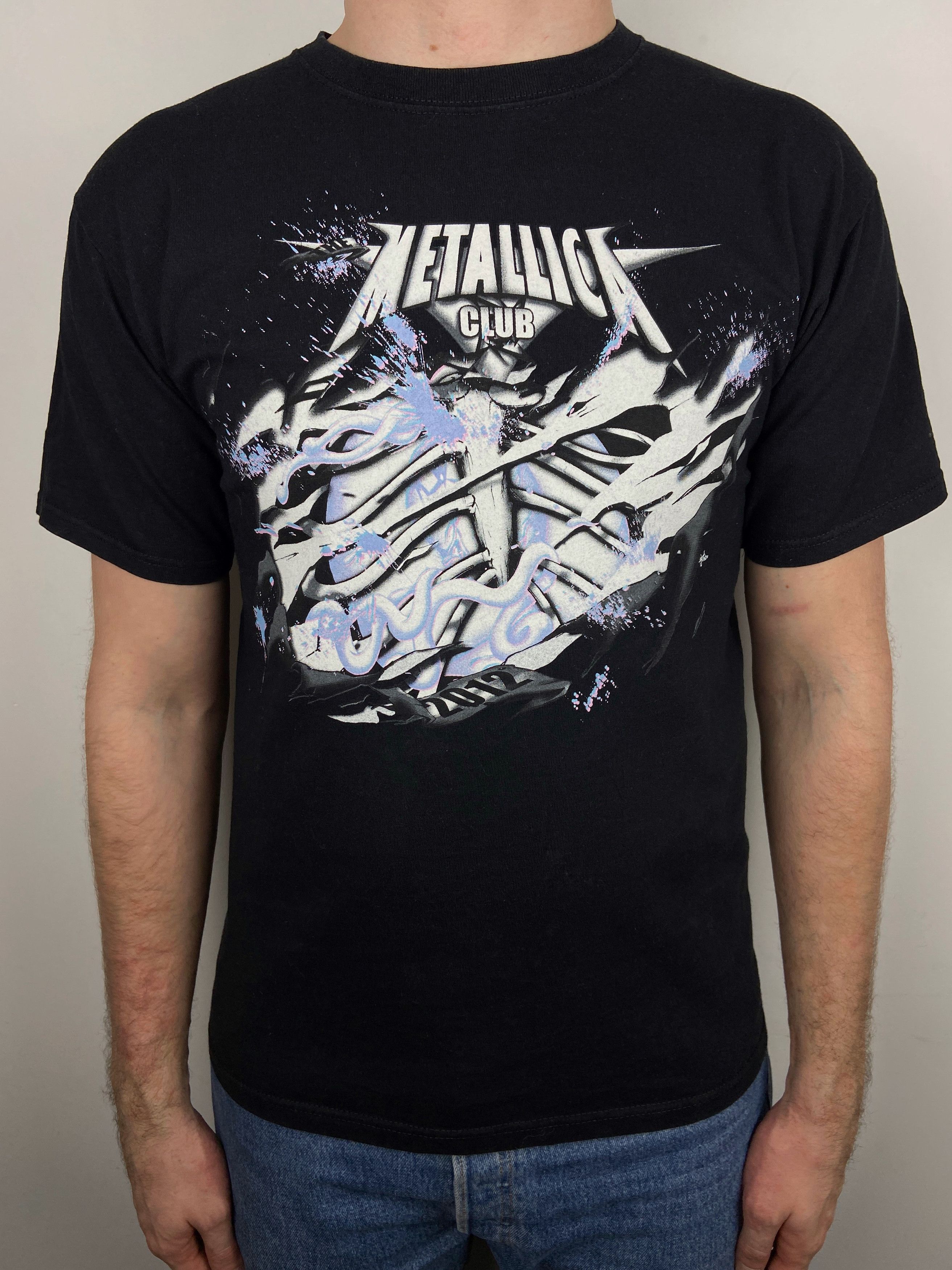 Band Tees Vintage Metallica Rock Band Graphic T Shirt Tee Size US M / EU 48-50 / 2 - 2 Thumbnail