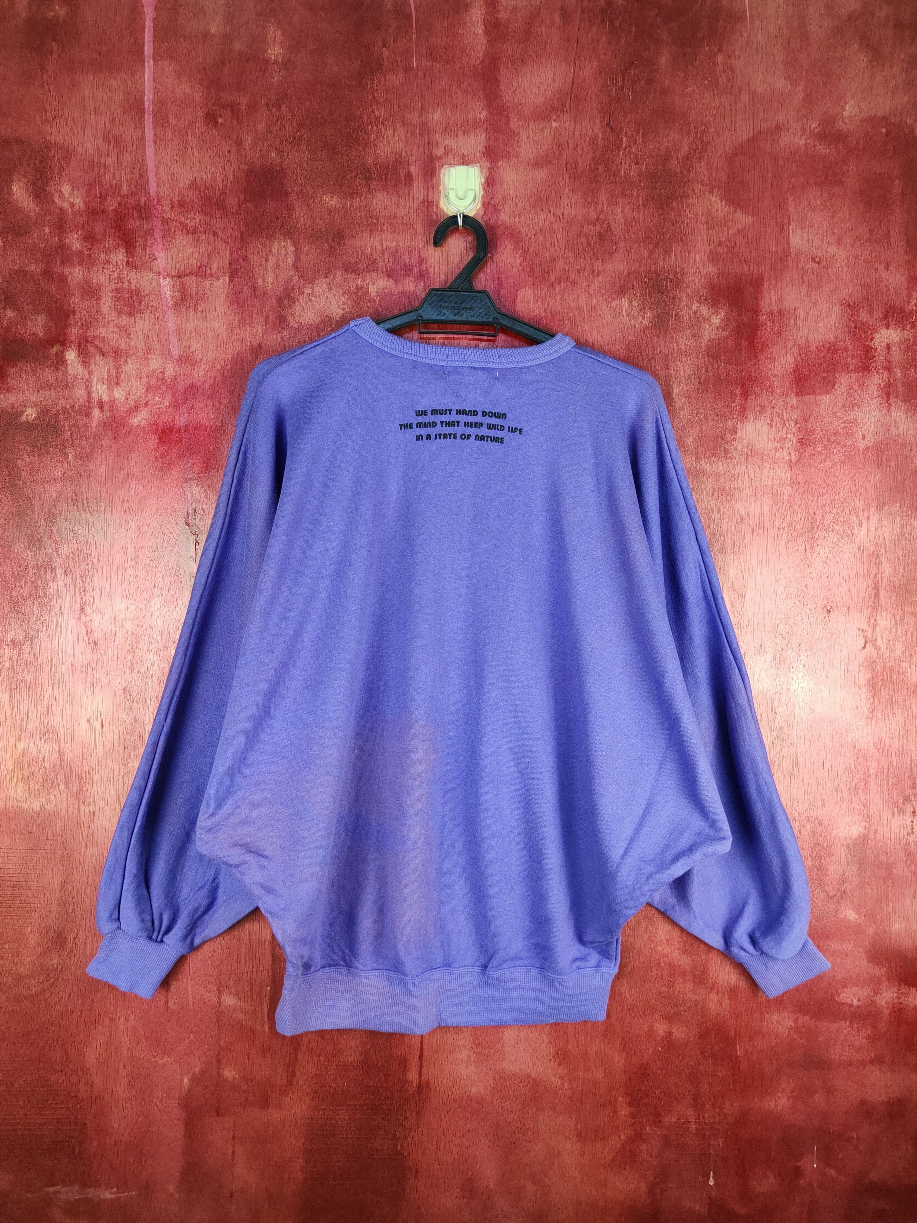 Japanese Brand × Vintage Ballow Sports Purple Sweatshirt vintage #186B Size L / US 10 / IT 46 - 8 Thumbnail