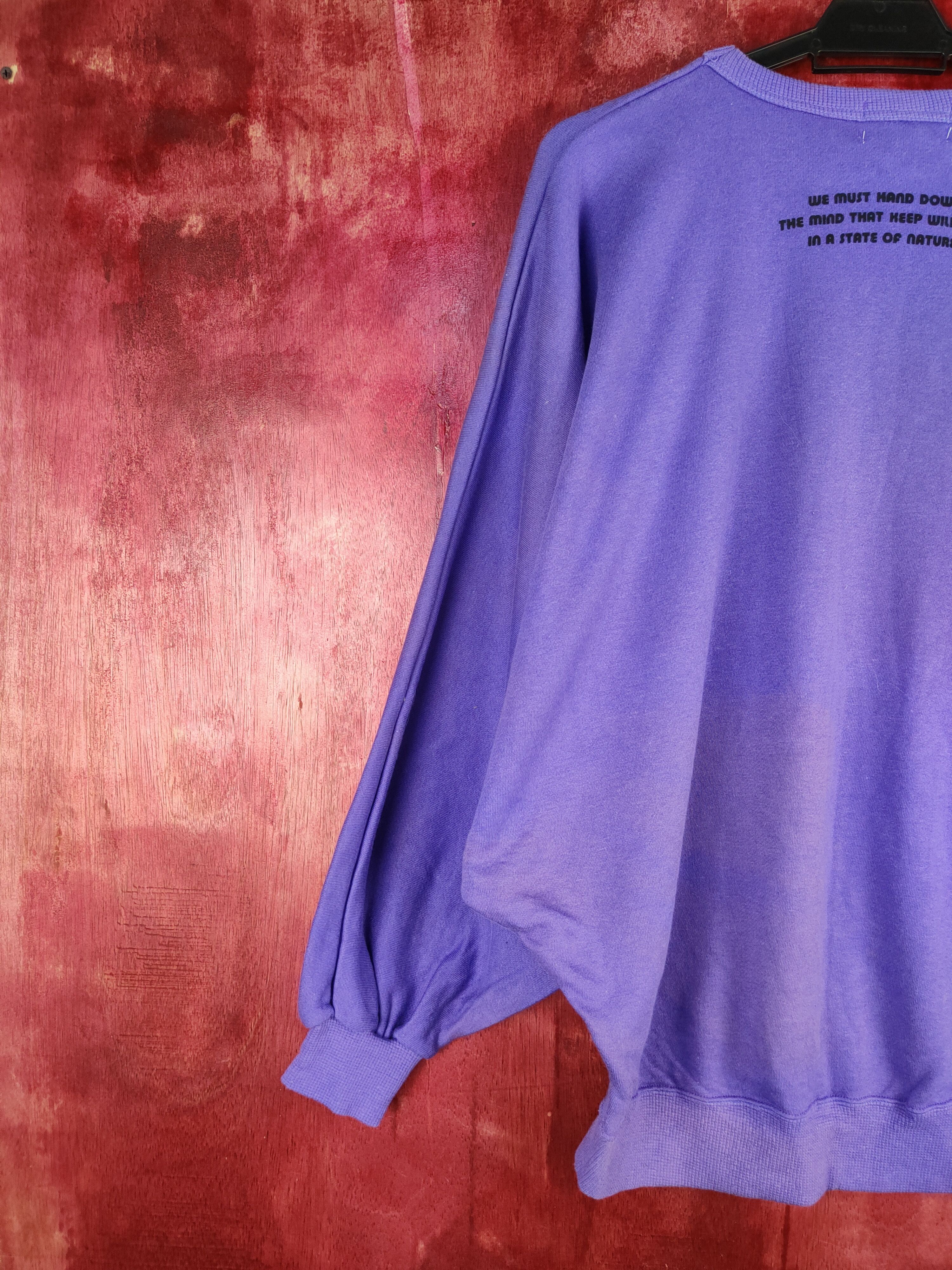 Japanese Brand × Vintage Ballow Sports Purple Sweatshirt vintage #186B Size L / US 10 / IT 46 - 10 Thumbnail