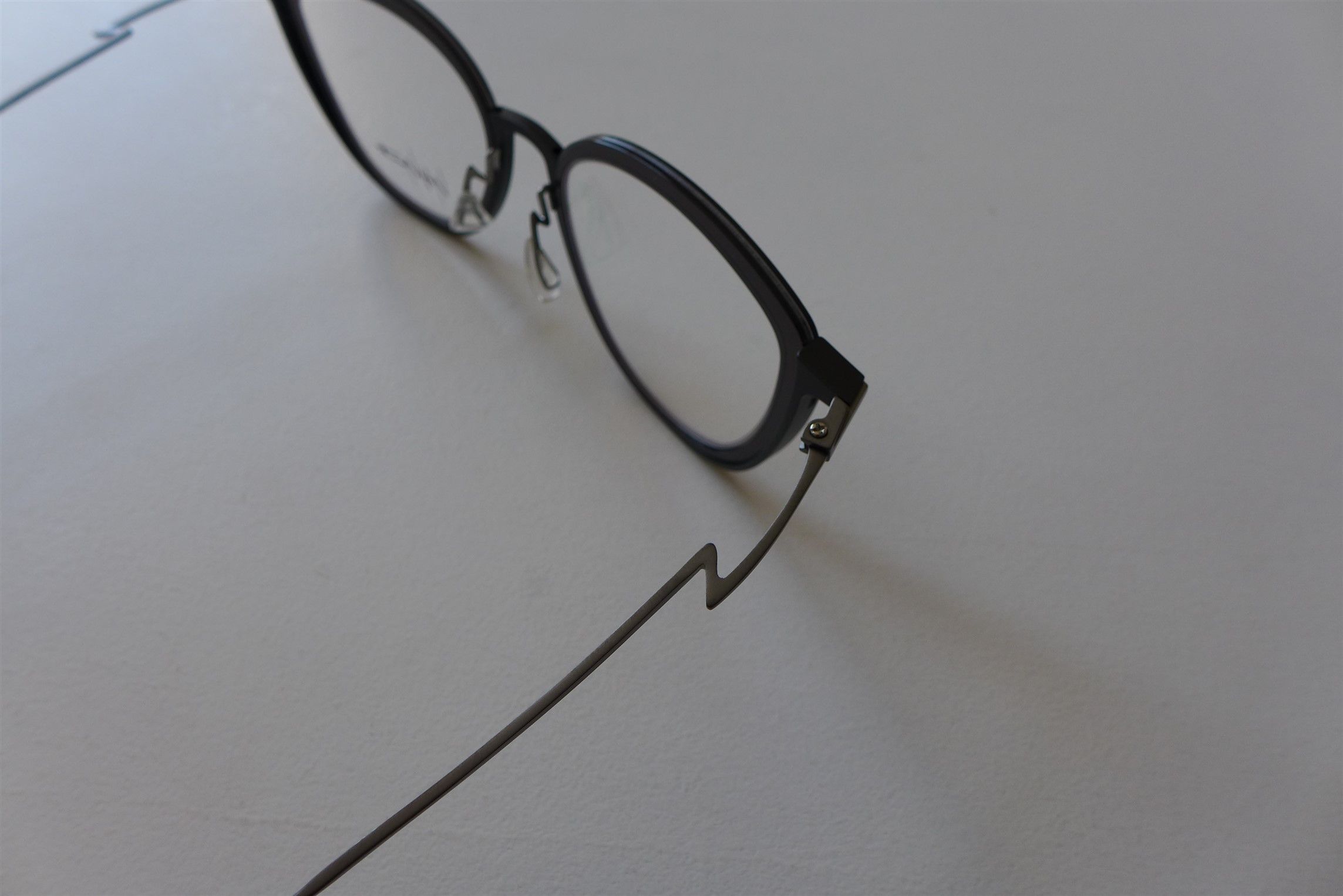 Yohji Yamamoto Yohji Yamamoto YY1041 Optical Glasses - Black & Gunmetal Size ONE SIZE - 10 Thumbnail
