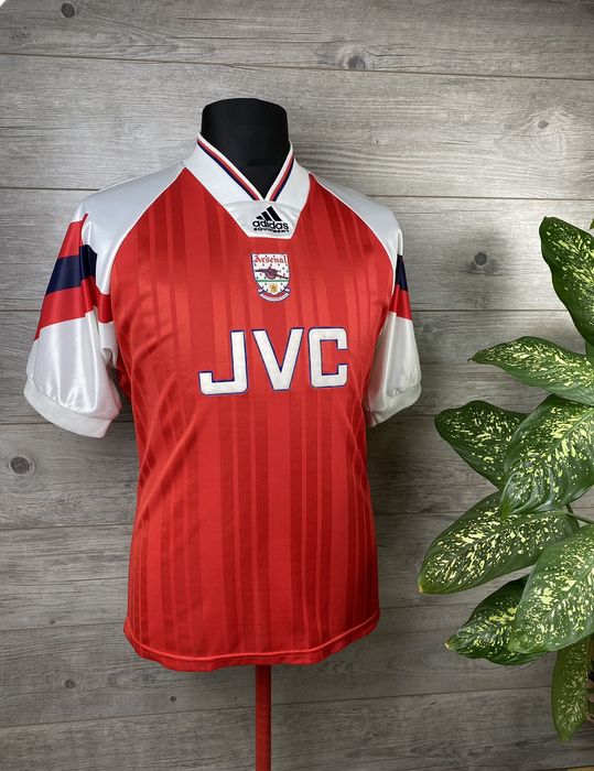 1992-1994 Arsenal JVC home shirt. Vintage Adidas.
